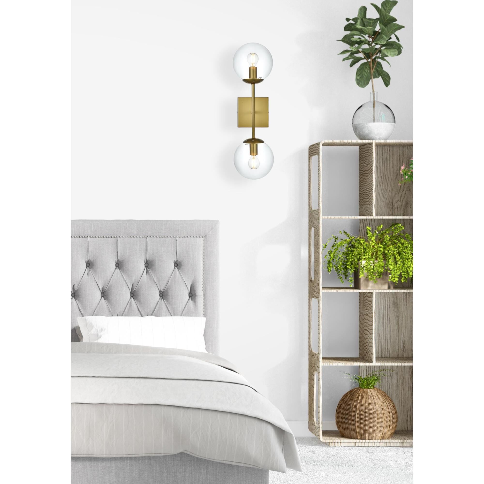 Shown in Satin Gold And Clear finish