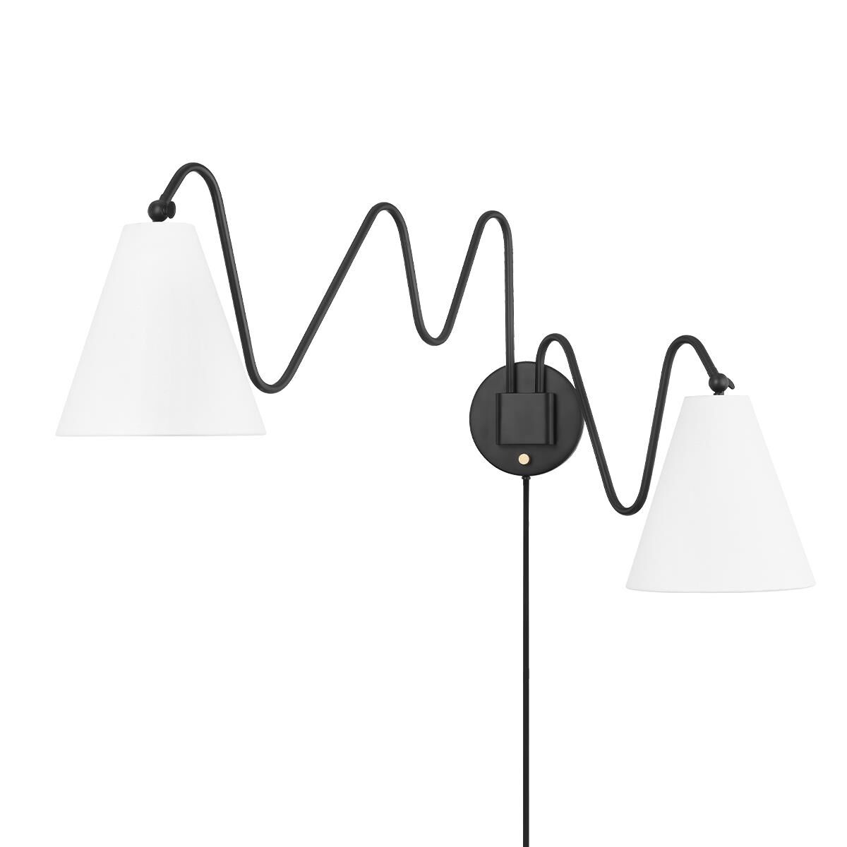 Tali Roth Onda 38 Inch Wall Swing Lamp by Mitzi