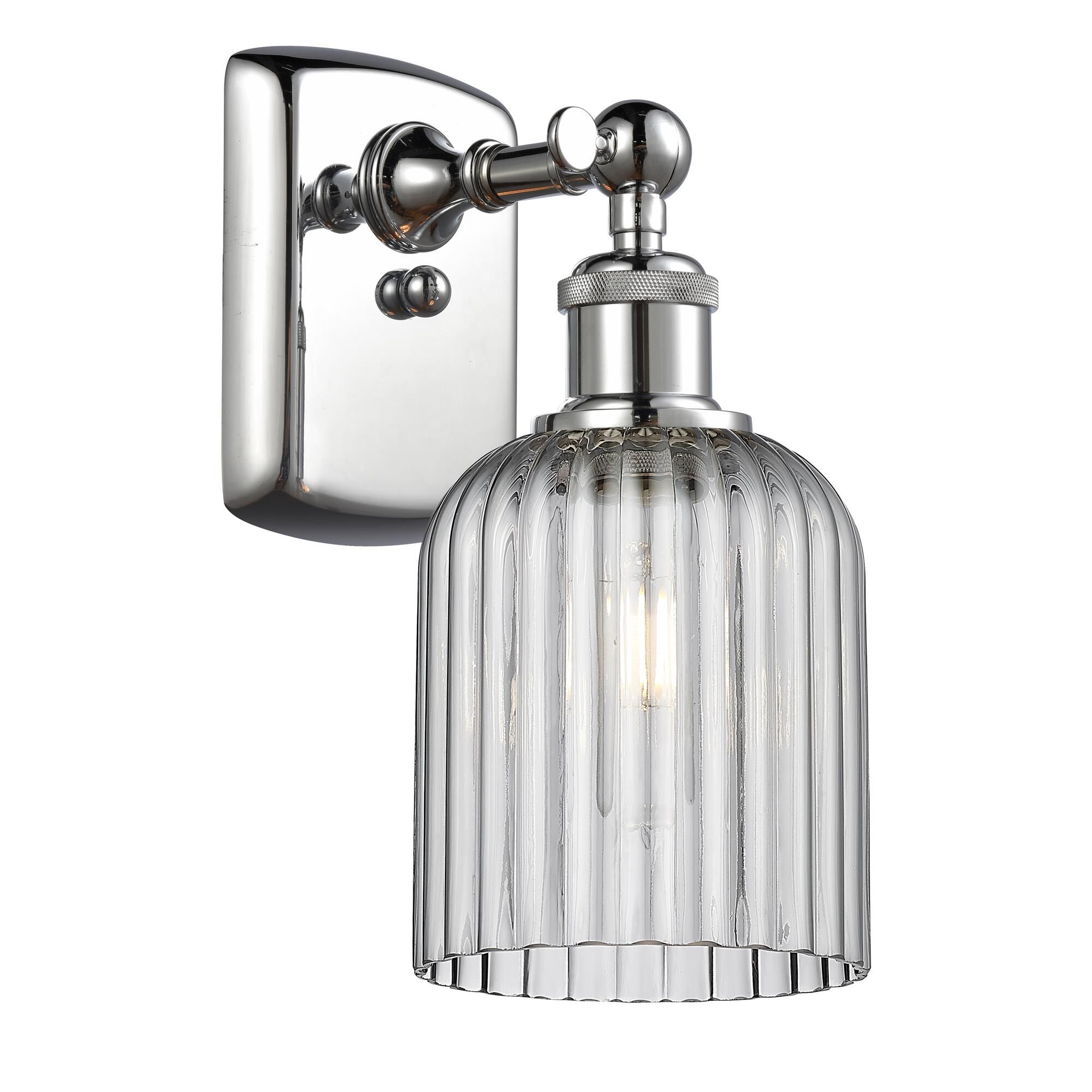 Shown in Polished Chrome finish and Light Smoke shade