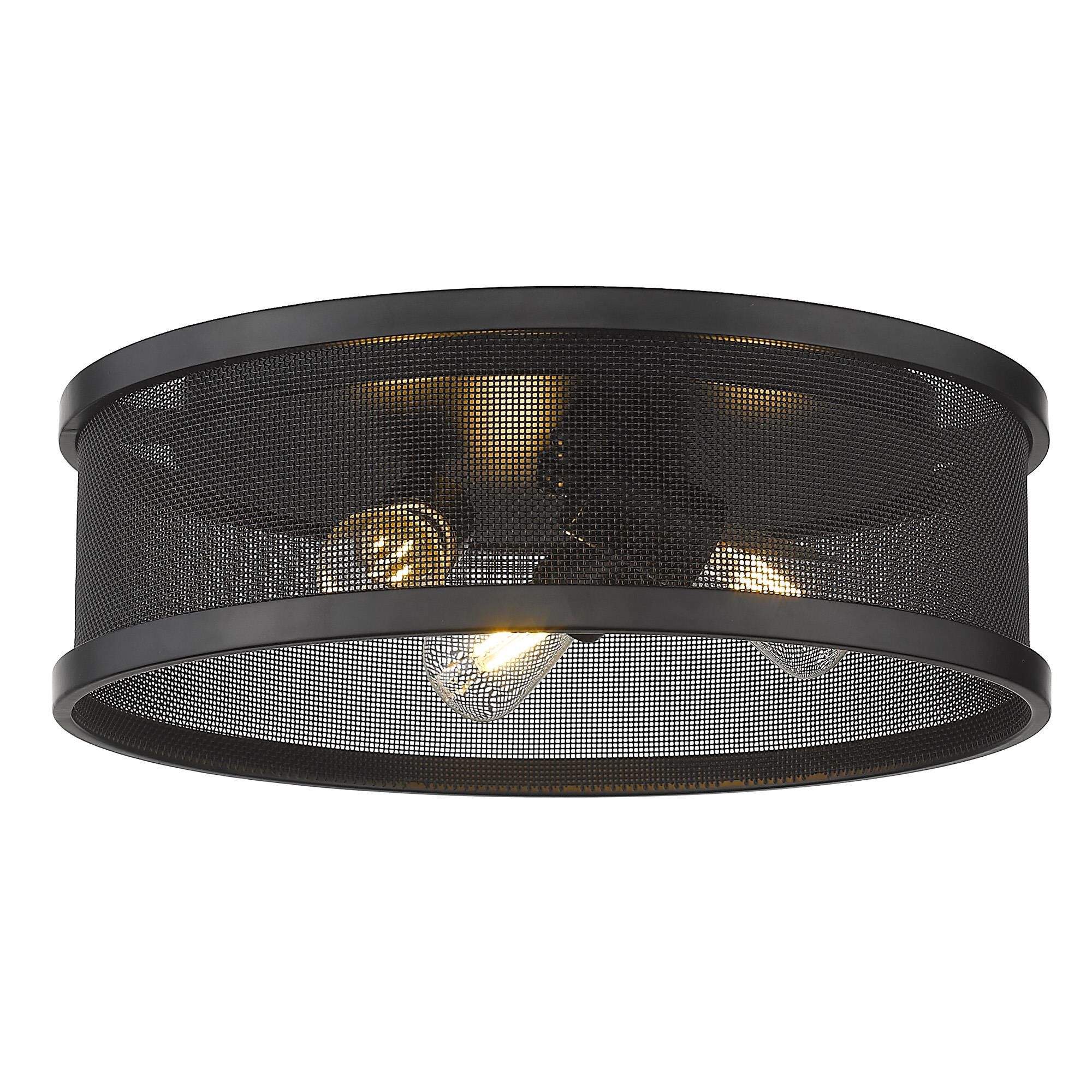 Channing 15 Inch Flush Mount by Golden Lighting