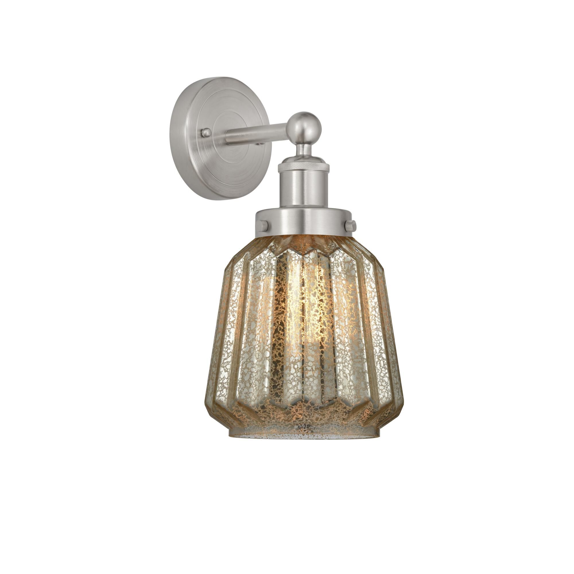 Shown in Brushed Satin Nickel, Clear finish and Clear glass and Clear Glass shade