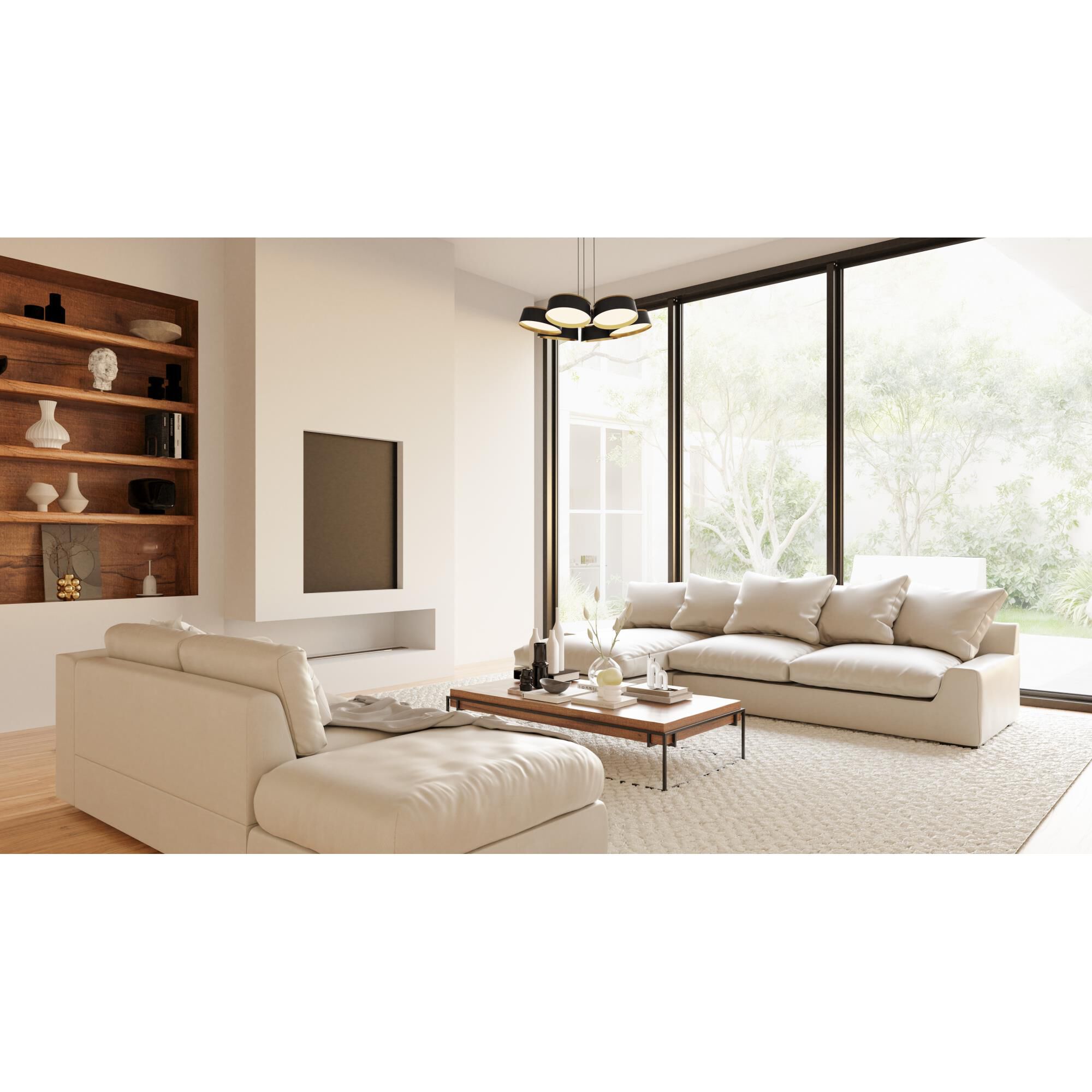 Byrnes 26 Inch Chandelier by Quoizel