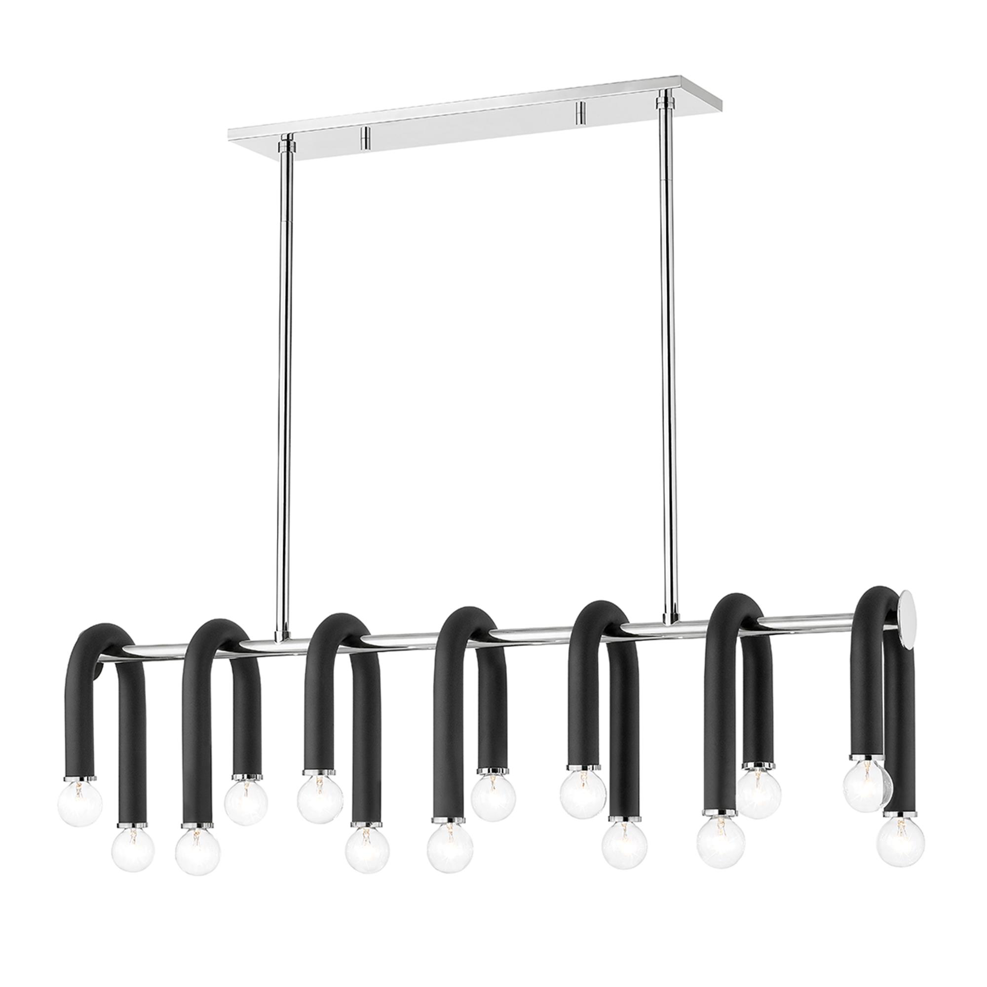 Whit Small Linear Chandelier,