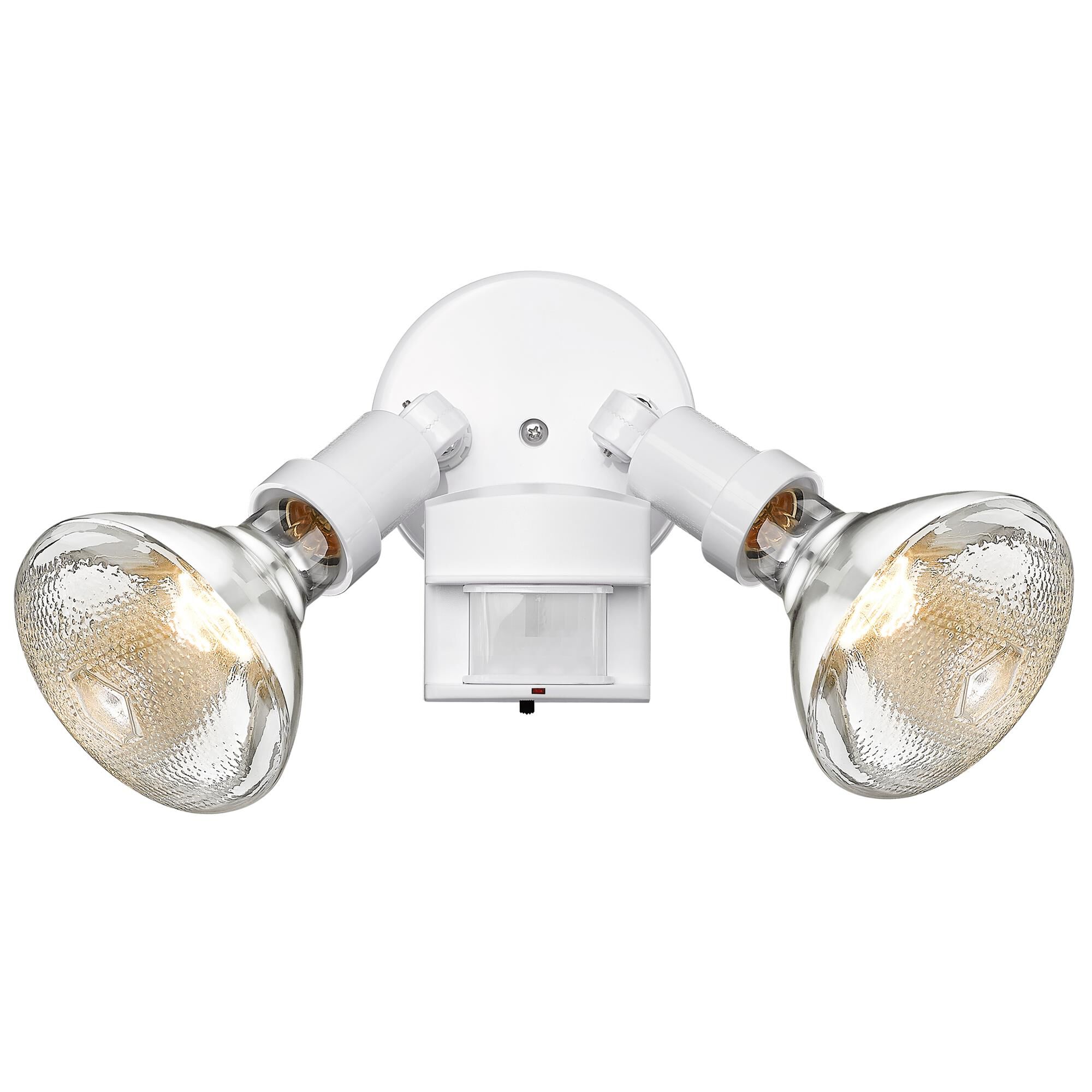 Shown in Gloss White finish and -- glass and -- shade