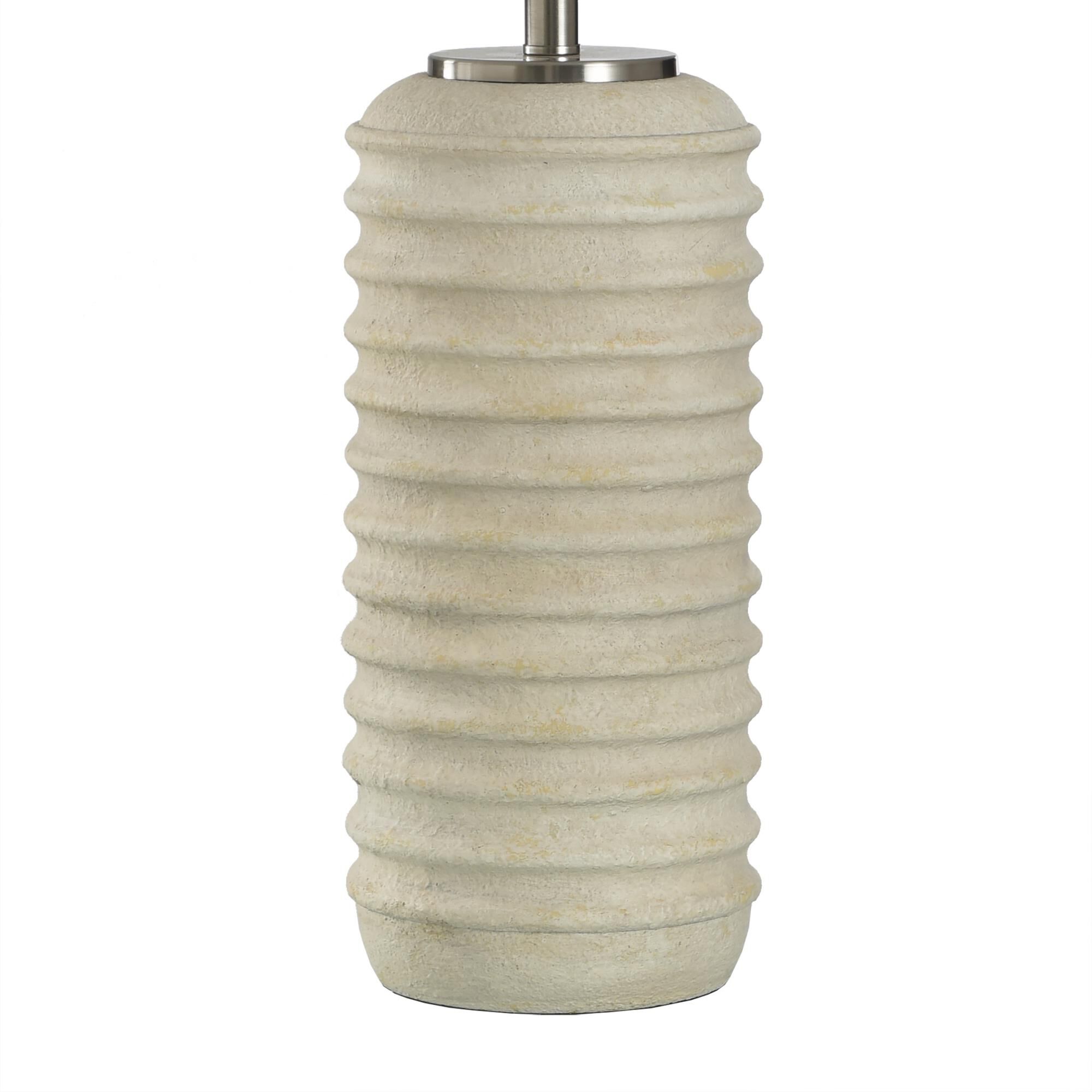 Shown in Silver finish and Off-White shade