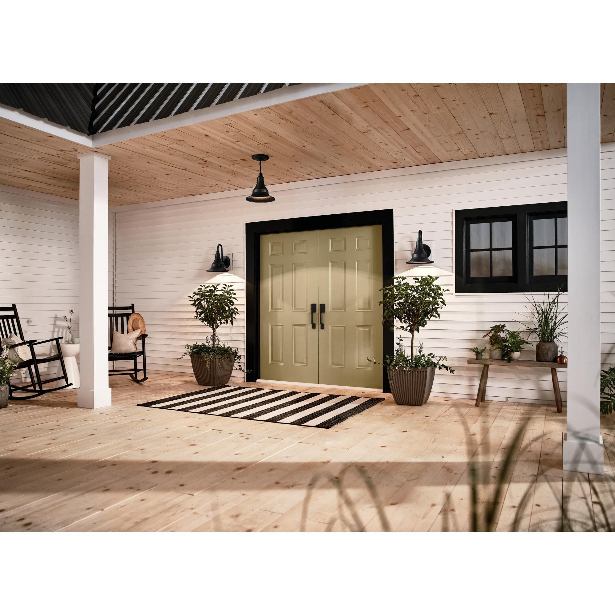 Hampshire 12 Inch Outdoor Hanging Lantern by Kichler