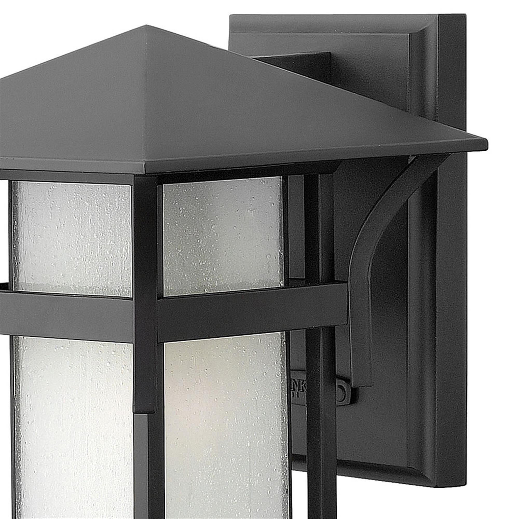 Shown in Satin Black finish and Etched Seedy Bound glass