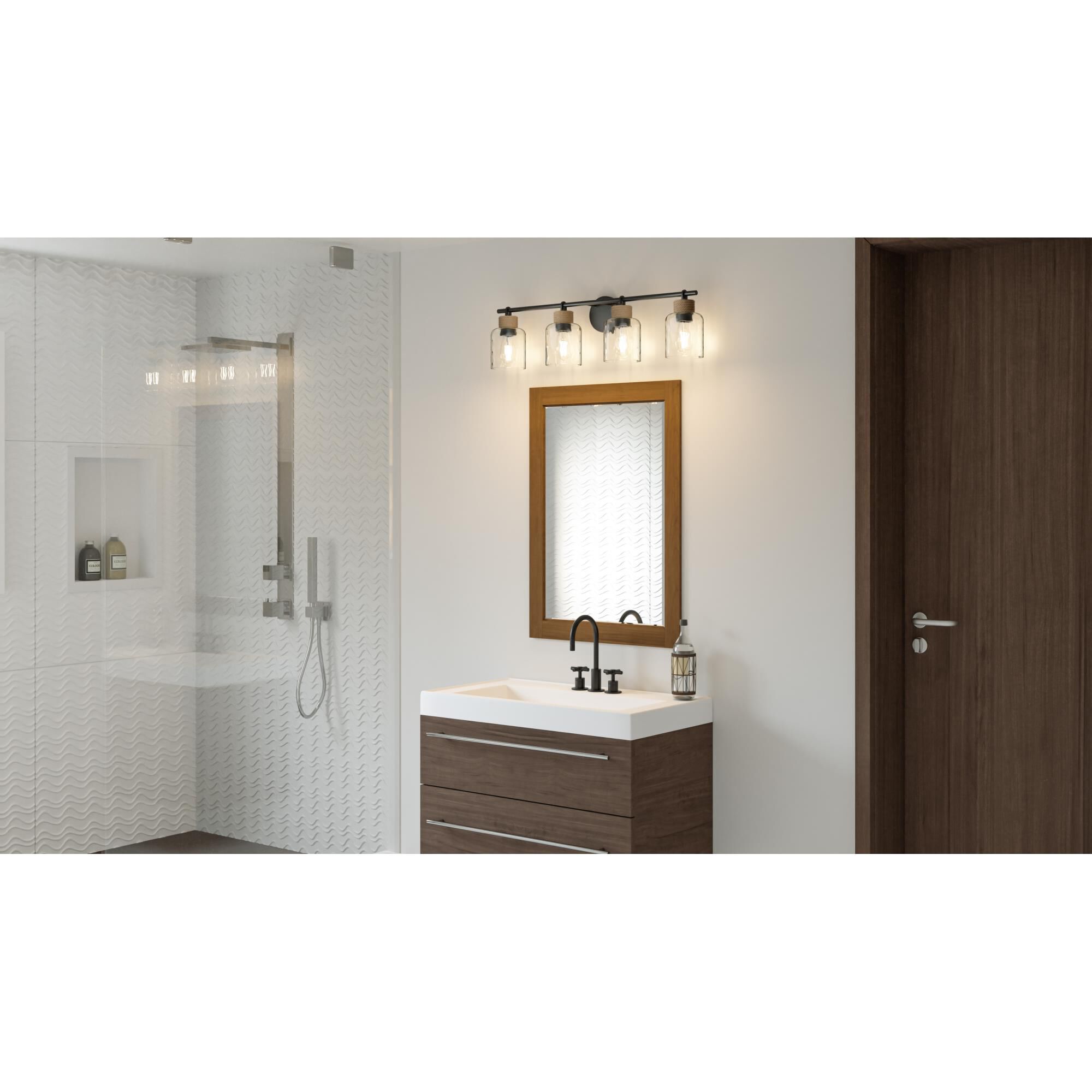 Baltic 33 Inch 4 Light Bath Vanity Light by Quoizel