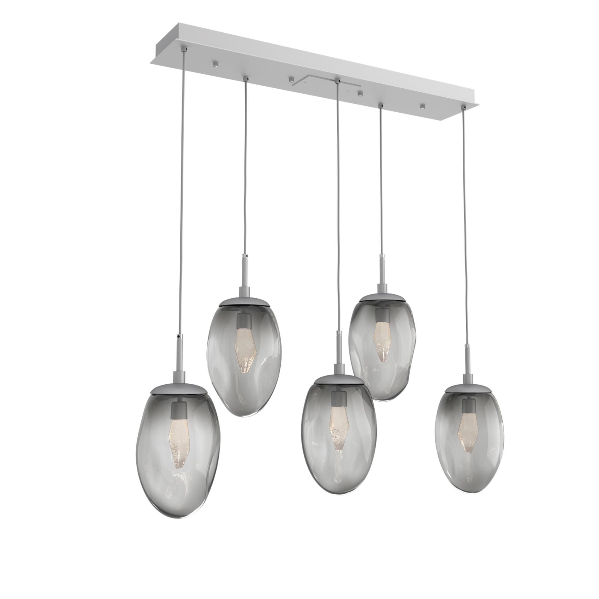 Shown in Classic Silver finish and Geo Inner And Smoke Outer glass