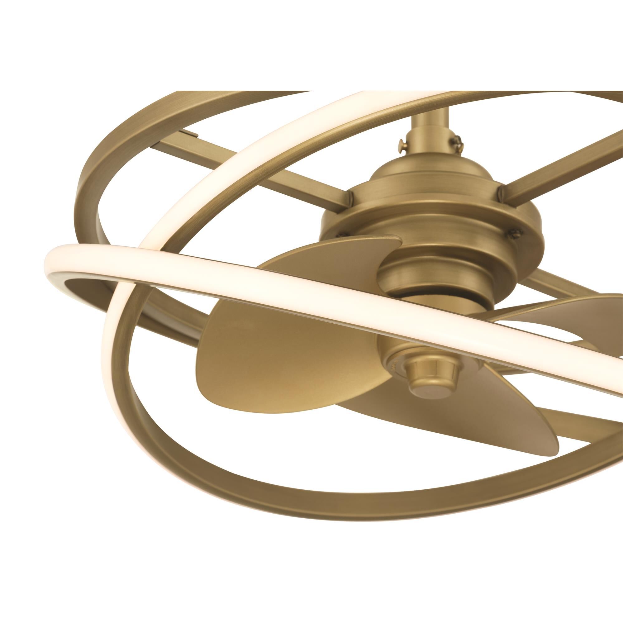Cirro 20 Inch Chandelier Ceiling Fan with Light Kit,