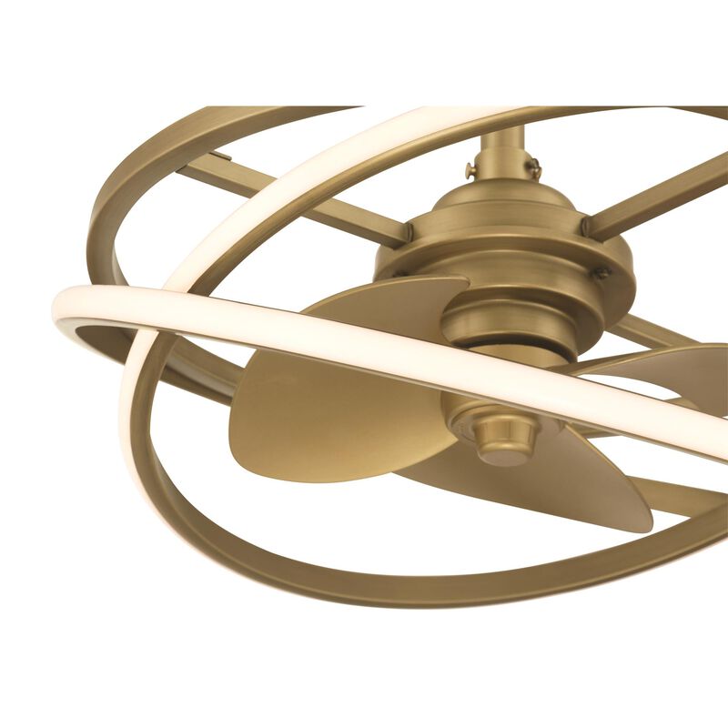 Cirro 20 Inch Chandelier Ceiling Fan with Light Kit by Hunter Fan