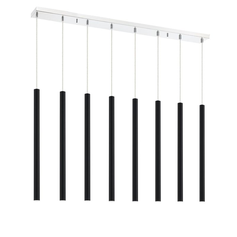 Forest 44 Inch 8 Light LED Linear Suspension Light by Z-Lite