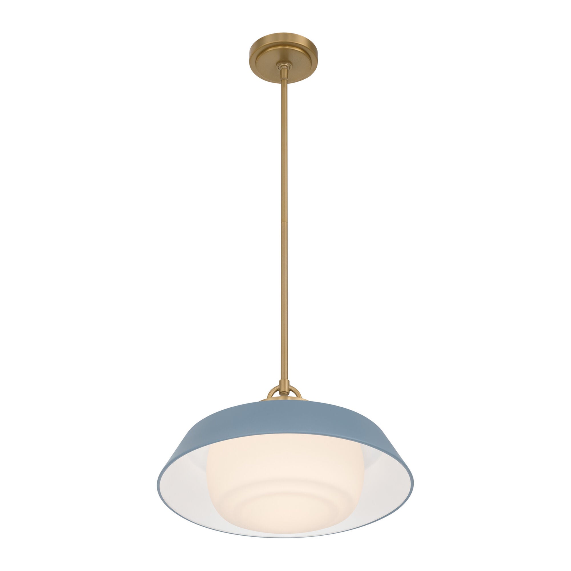 Shown in Vibrant Gold finish and Steel glass and Steel shade