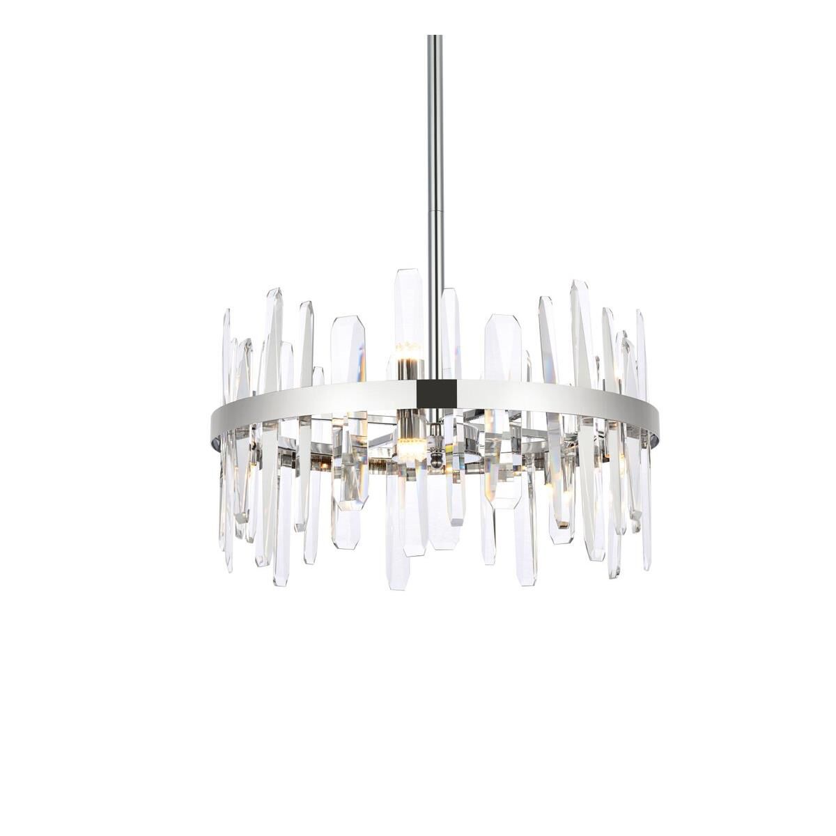 Serena 20 Inch Large Pendant by Elegant Lighting