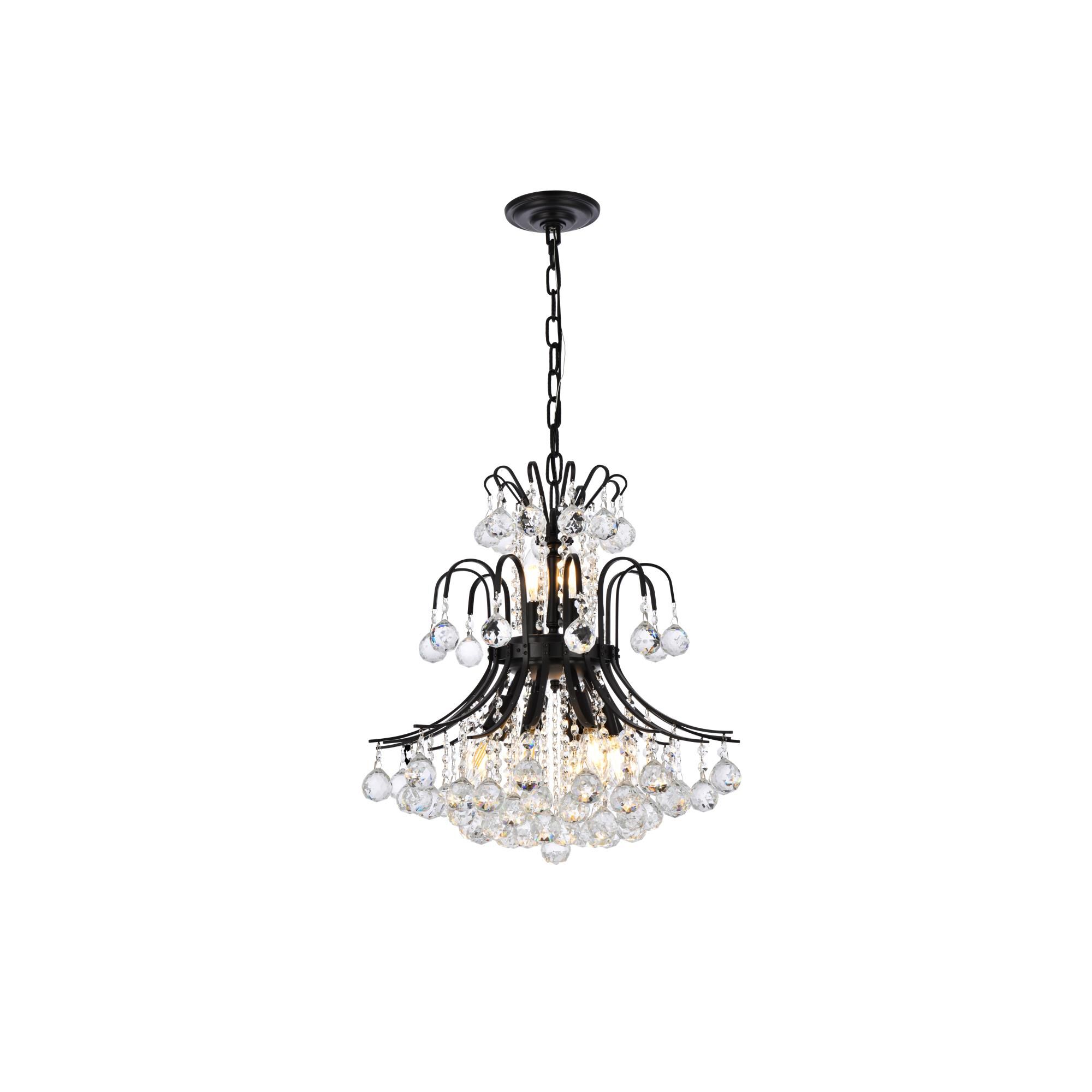 Toureg 19 Inch 10 Light Mini Chandelier by Elegant Lighting