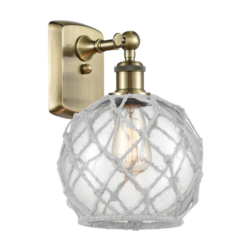 Bruno Marashlian Farmhouse Rope 13 Inch Wall Sconce by Innovations Lighting