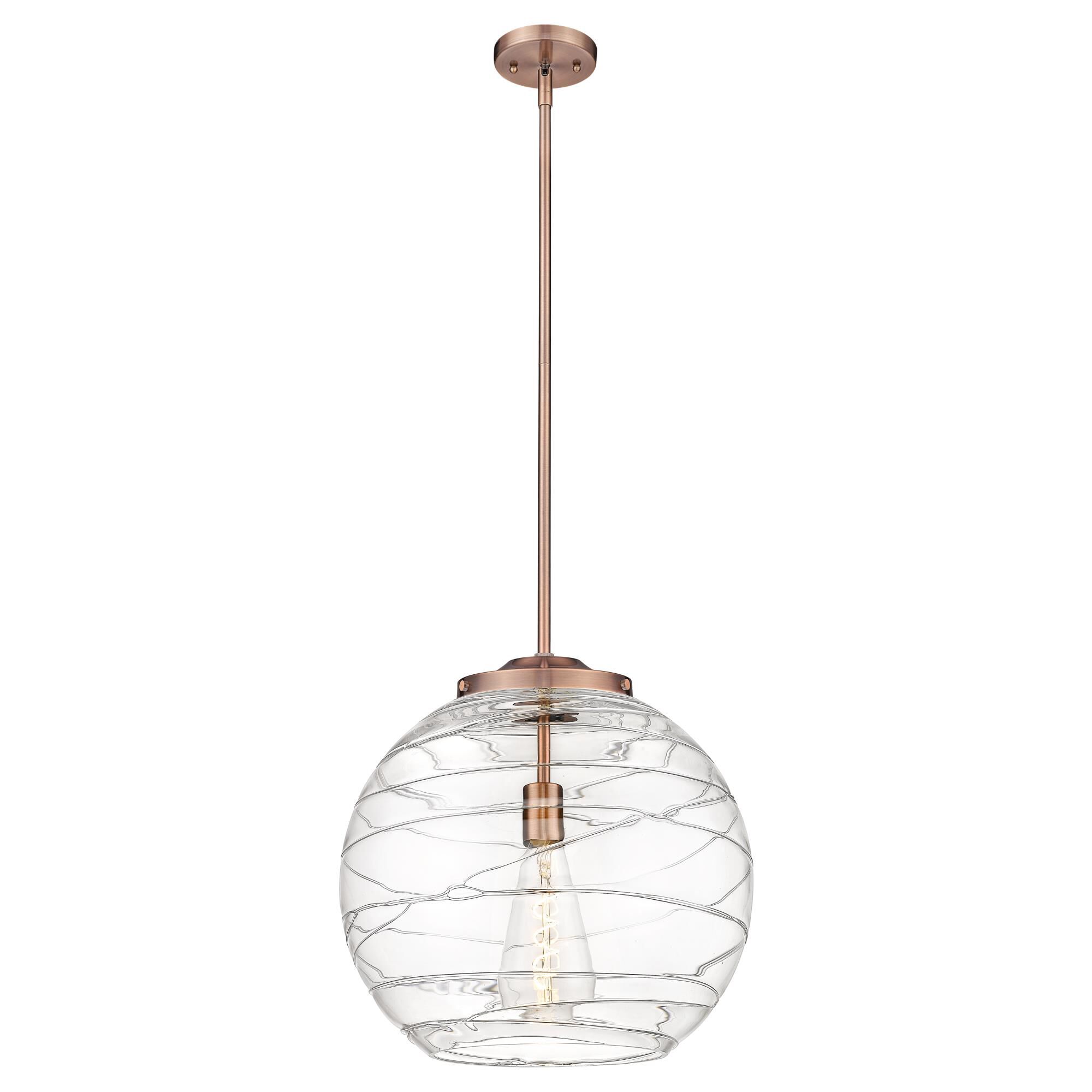 Bruno Marashlian Athens Deco Swirl 16 Inch Large Pendant by Innovations Lighting
