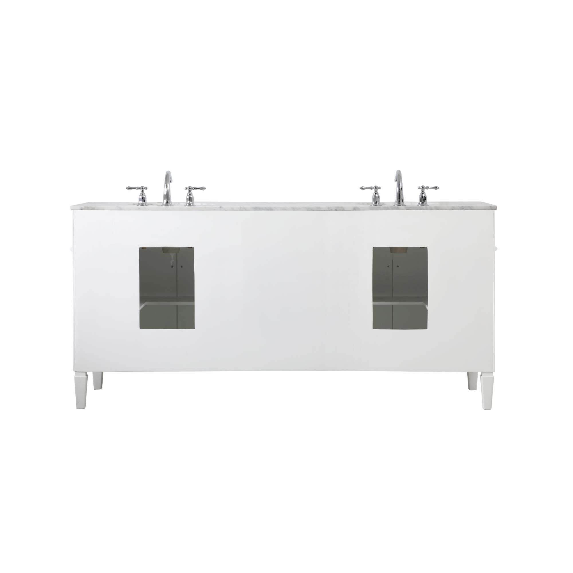 Shown in White finish