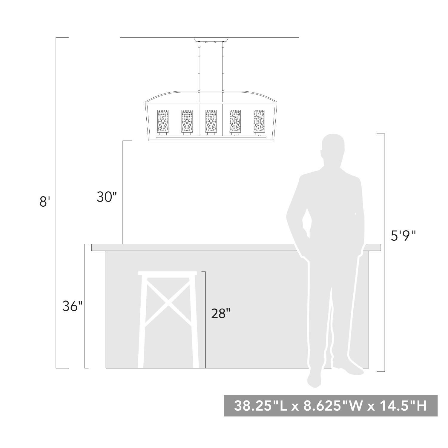 Shown in Matte Black finish and Clear glass