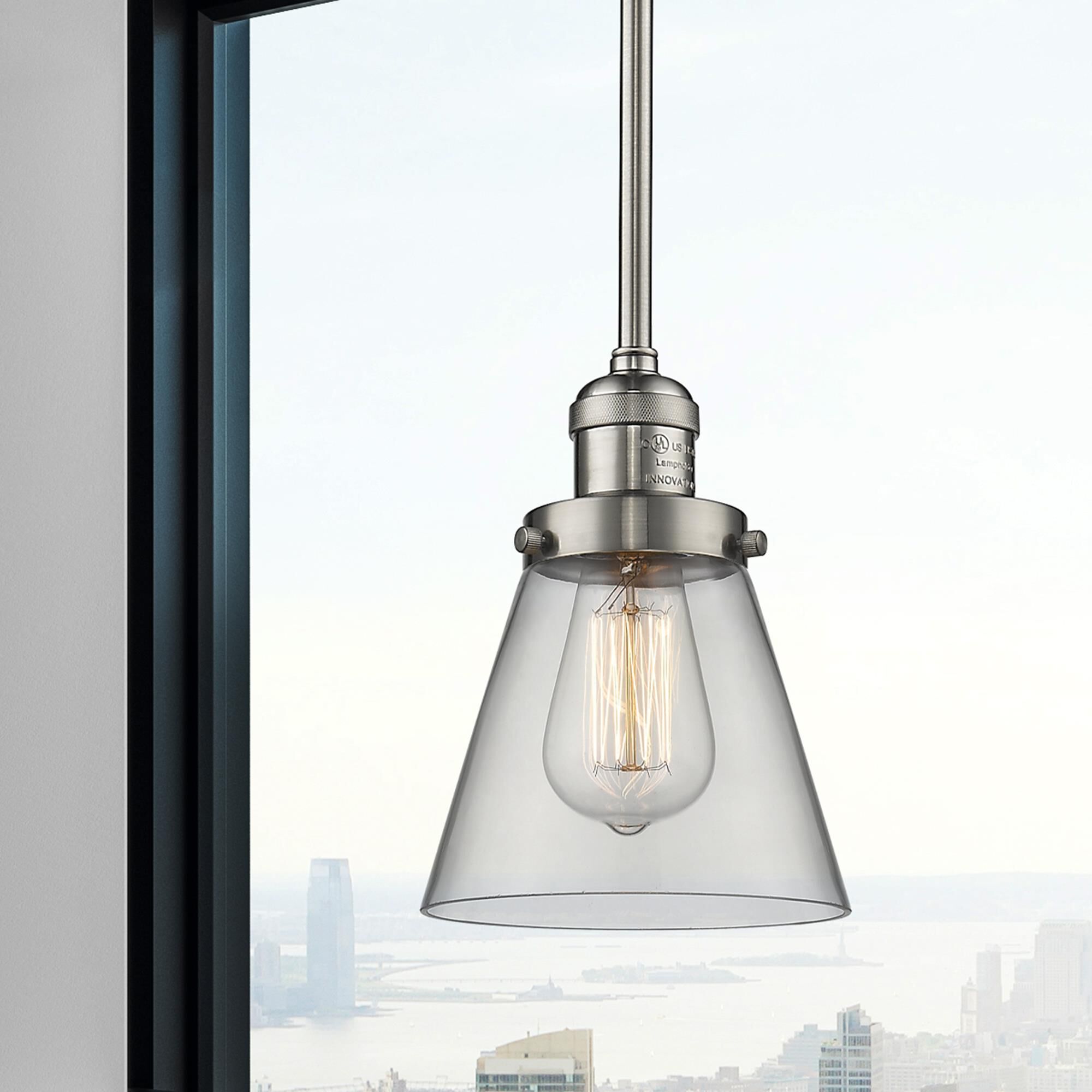 Bruno Marashlian Small Cone 6 Inch Mini Pendant by Innovations Lighting