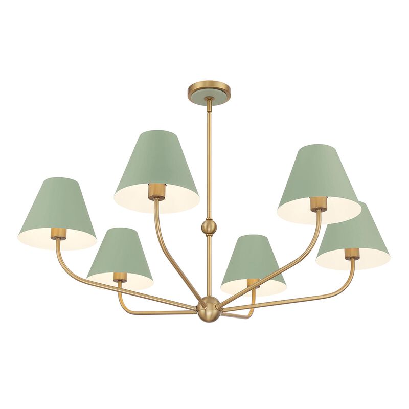 Xavier 40 Inch Chandelier by Crystorama