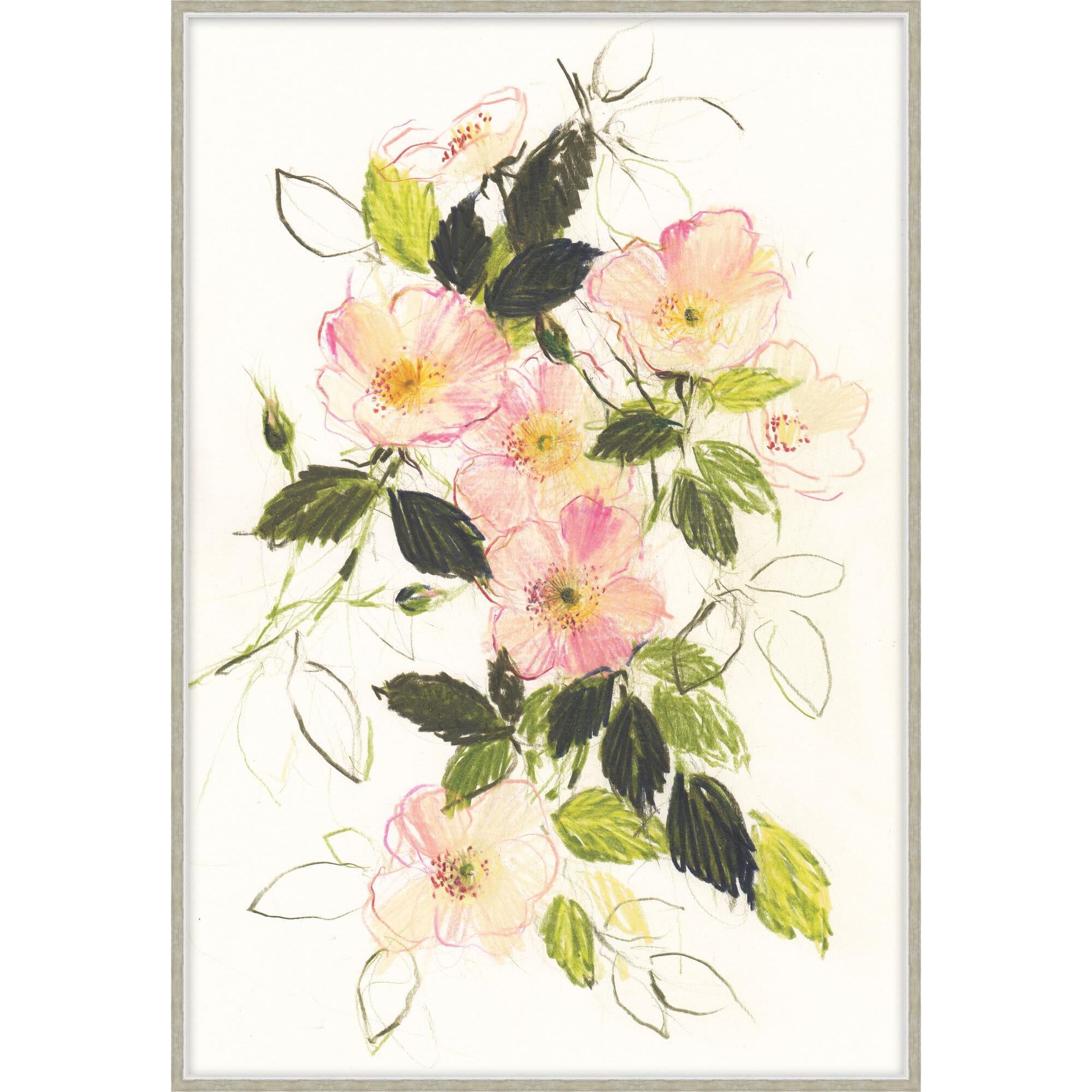Claudia Lowry Blossom And Roses Print by LEVEL57