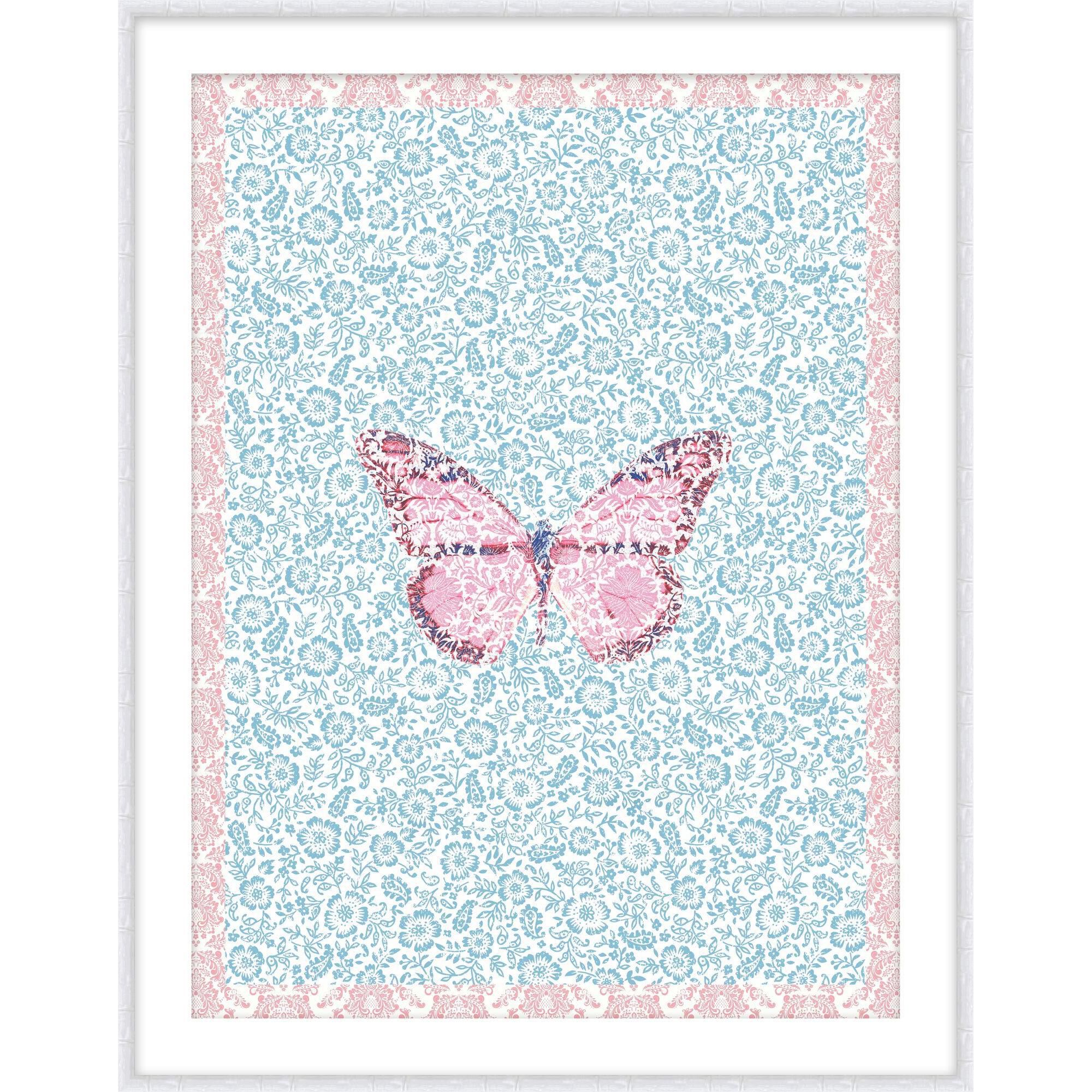 Paper Butterfly Print by Level57