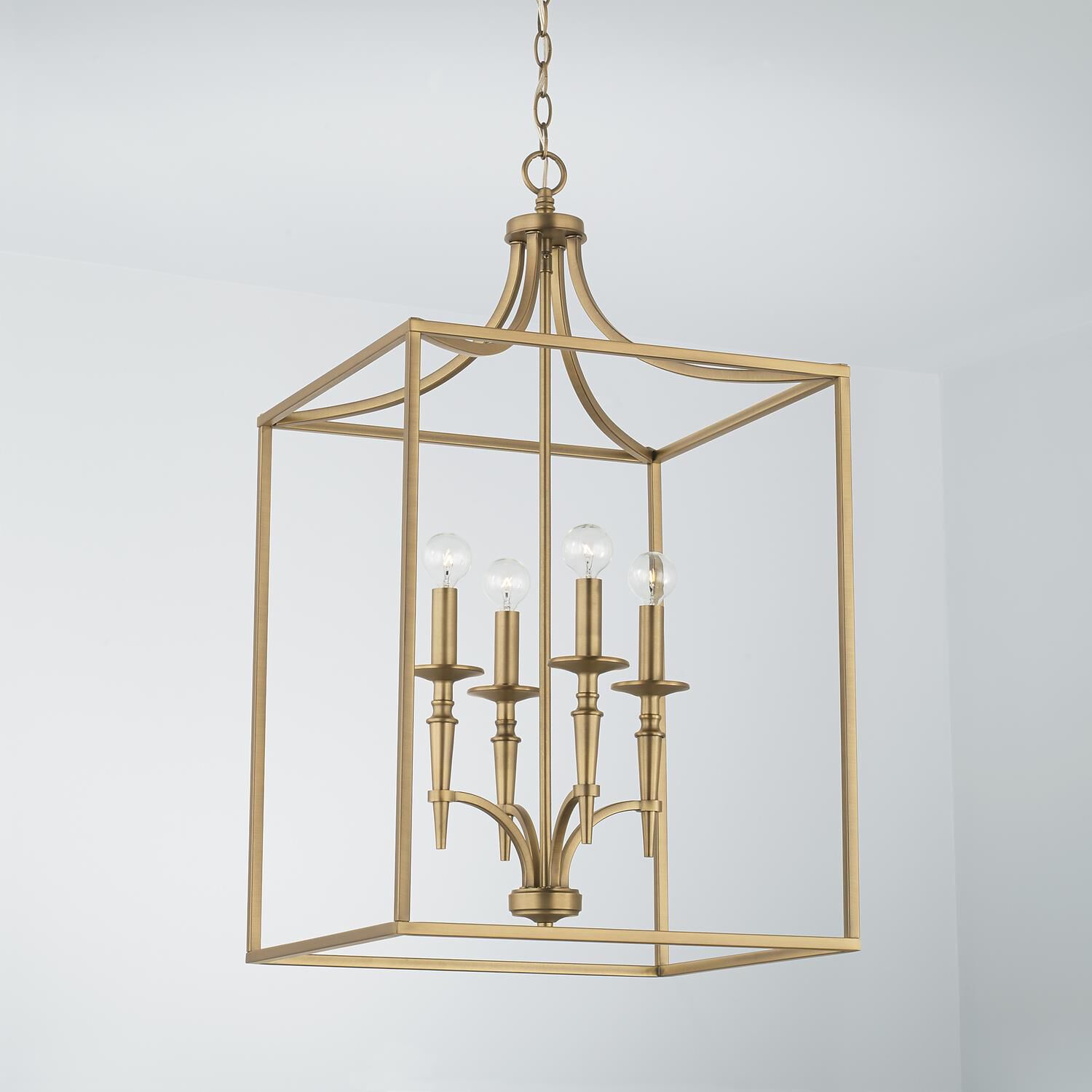 bija 灯籠 Abbie 17 Inch Cage Pendant | Capitol Lighting