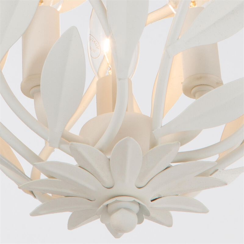 Broche 9 Inch 3 Light Semi Flush Mount by Crystorama