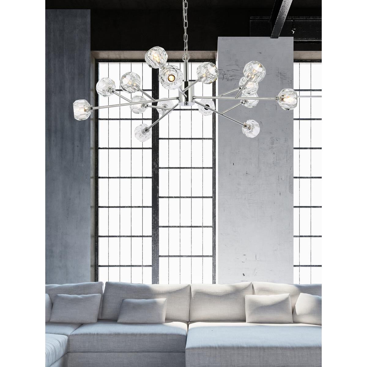 Graham 42 Inch LED Large Pendant by Elegant Lighting