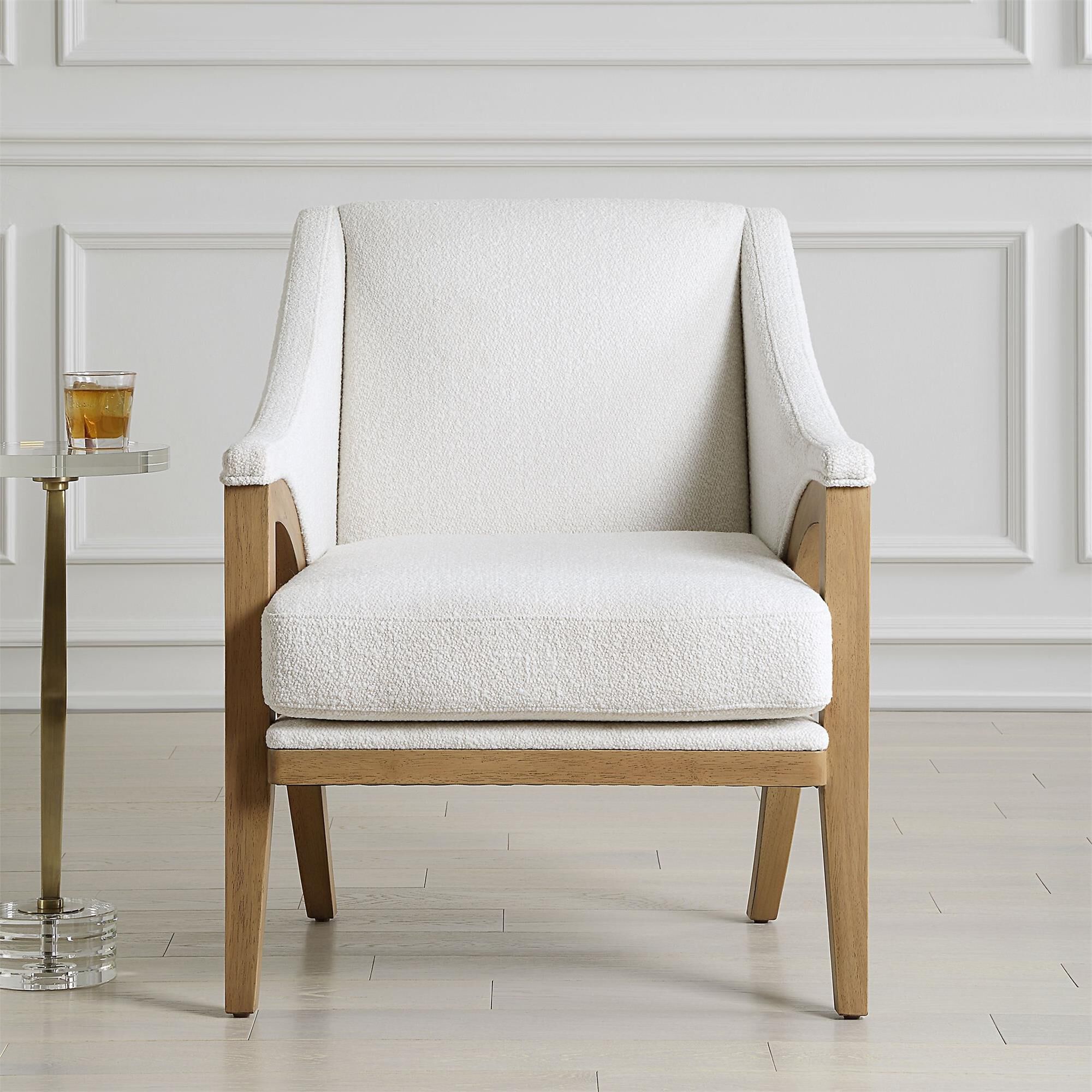 Shown in White Fabric finish