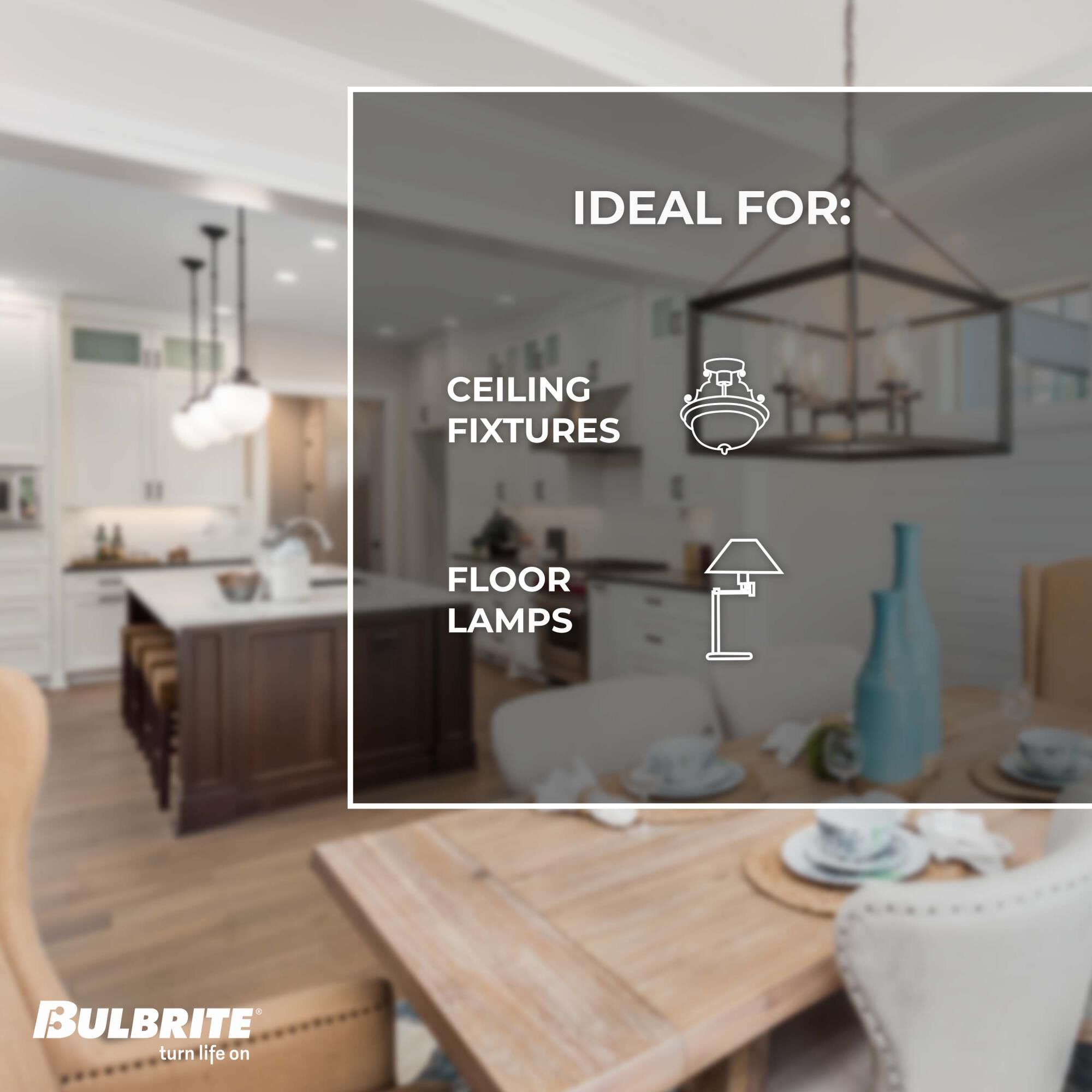 8.5 Watt A19 2700K LED Light Bulb 2 Pack,