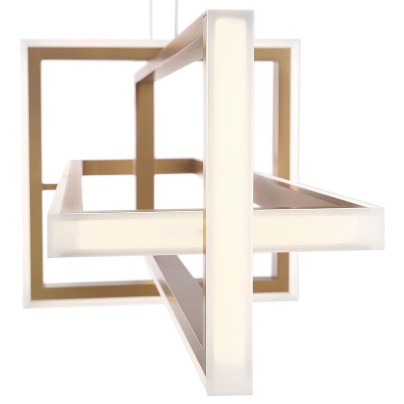 Bordo Small Linear Chandelier by Eurofase Lighting