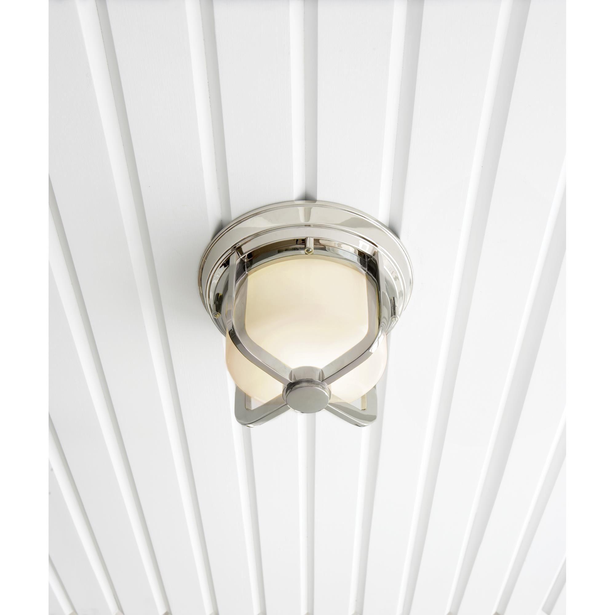 Visual Comfort Signature Collection Thomas O'Brien Milton 9 Inch Outdoor Flush Mount