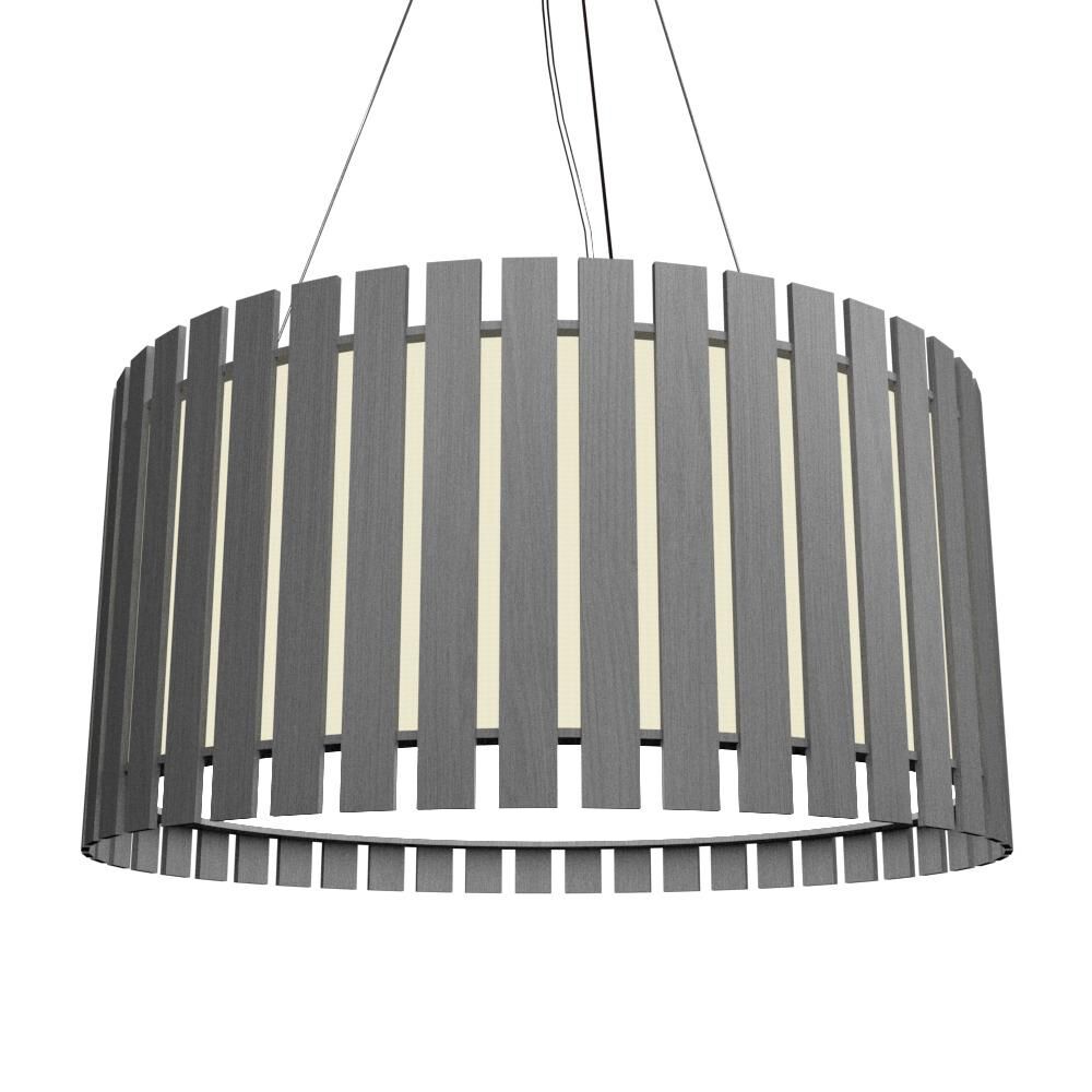 Slatted Large Pendant by Accord Lighting
