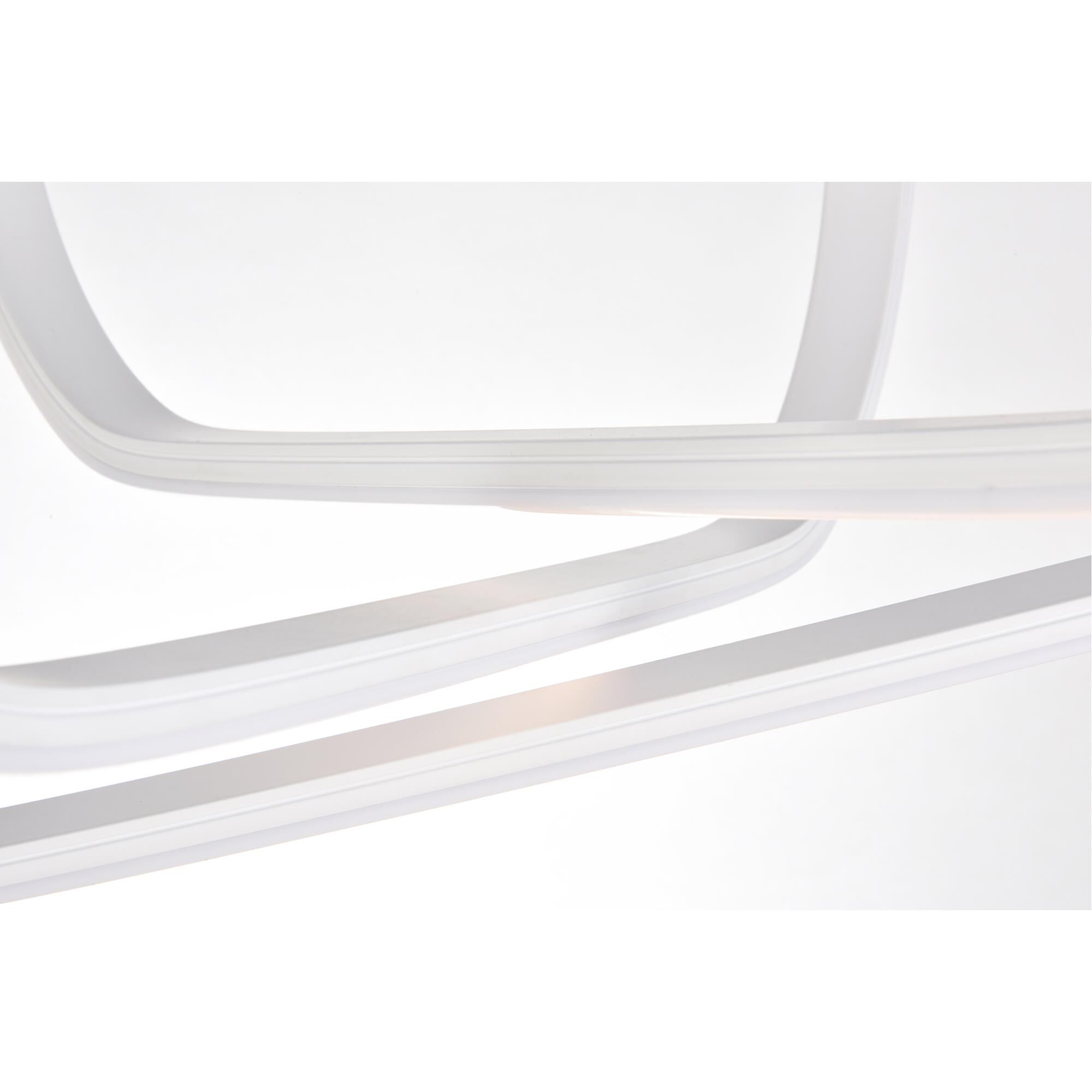 Dahlia 18 Inch 3 Light LED Flush Mount by Elegant Lighting