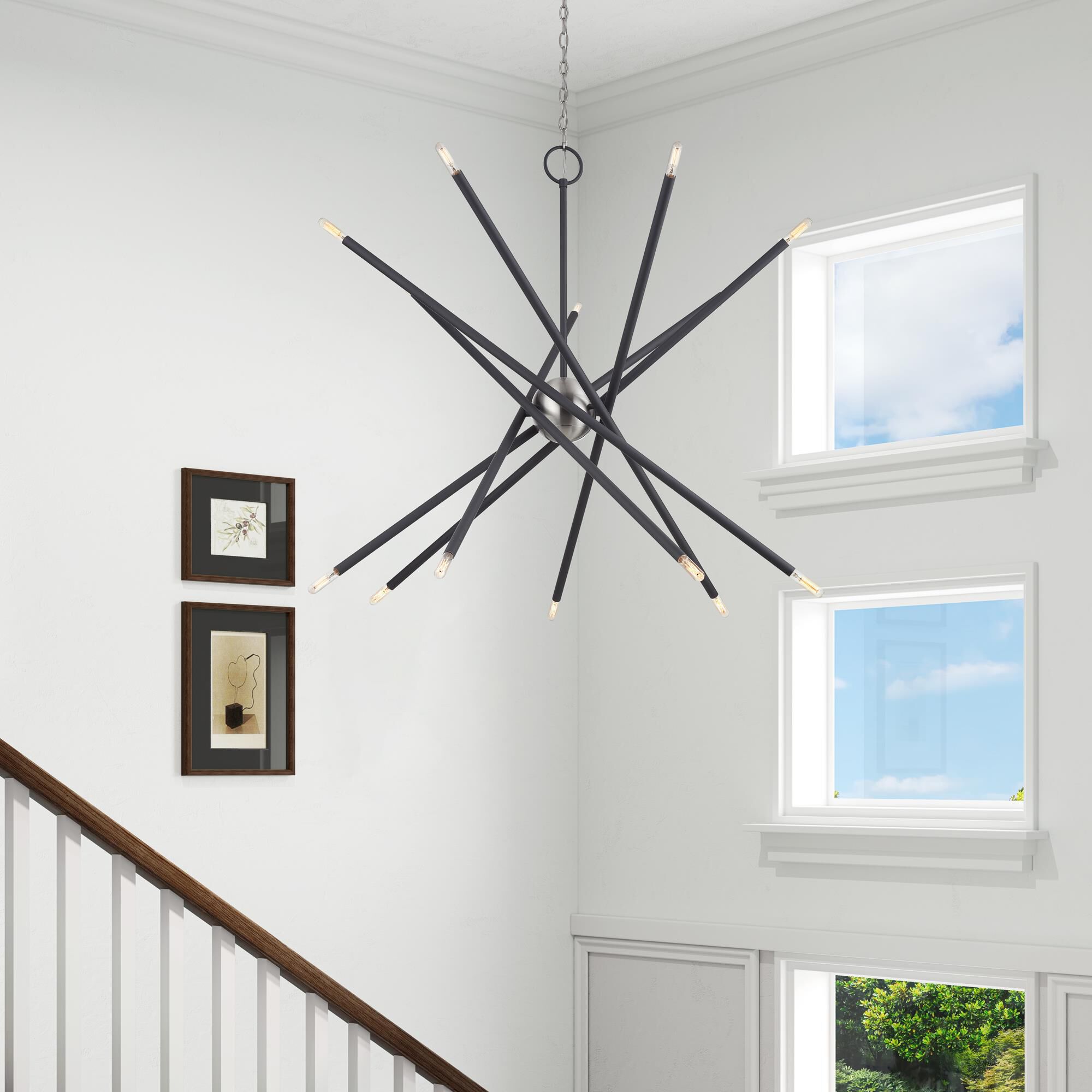 Shown in Scandinavian Gray with Brushed Nickel Accents finish