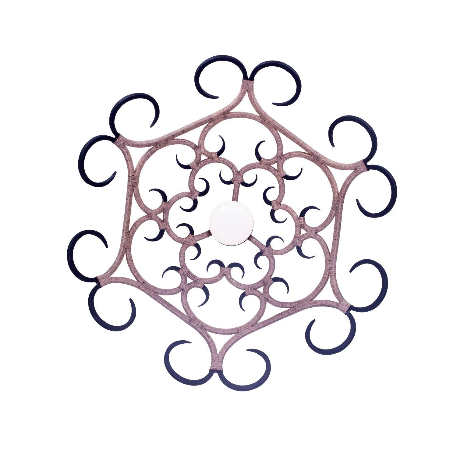 Ferrum 28 Inch Large Pendant by Kalco Lighting