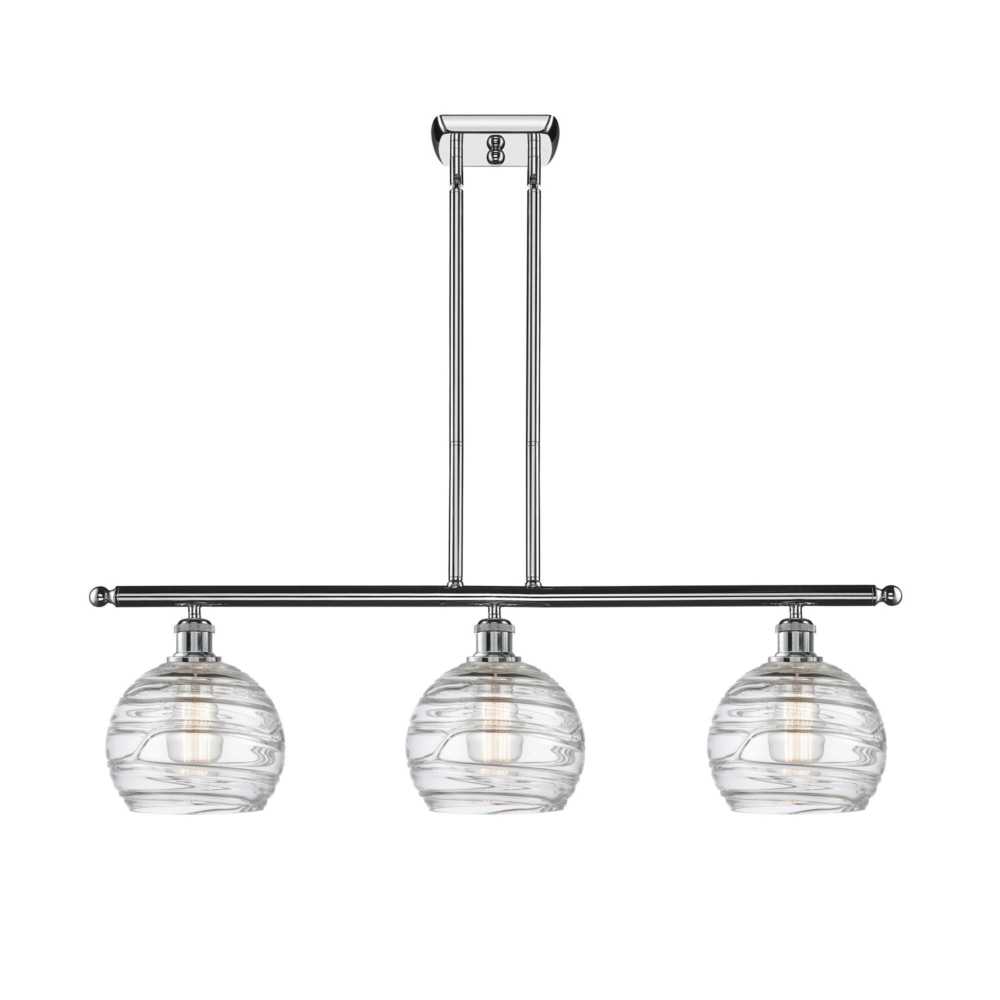 Shown in Polished Chrome finish and Sphere glass and Glass shade