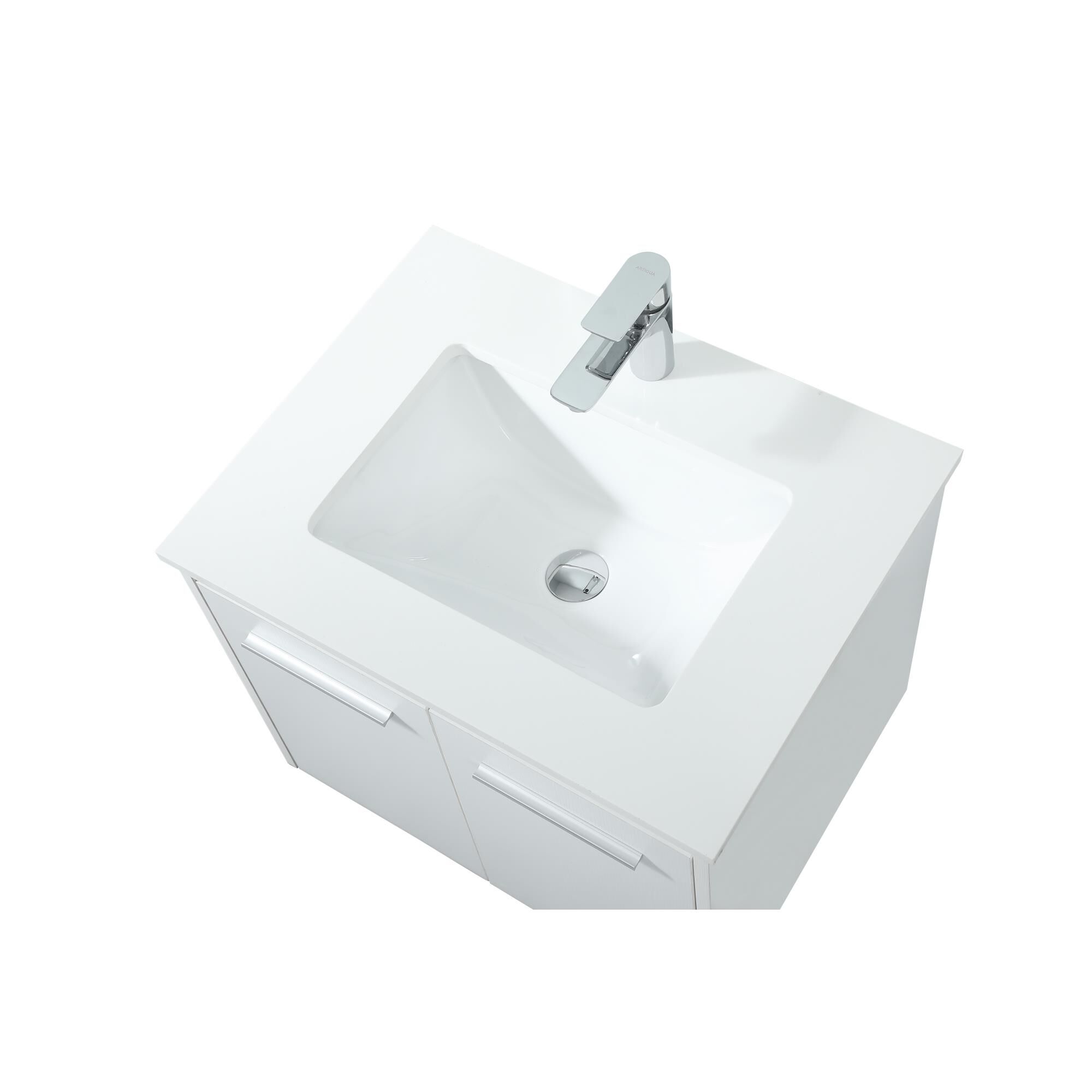 Shown in White finish