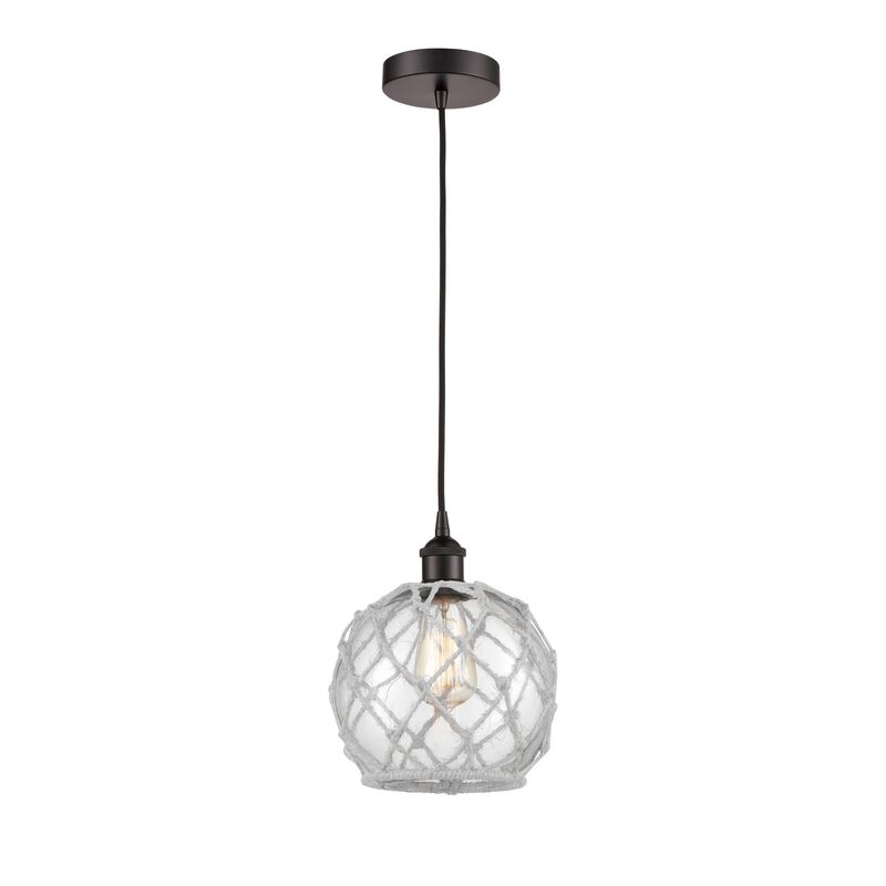 Innovations Lighting Bruno Marashlian Farmhouse Rope 8 Inch Mini Pendant