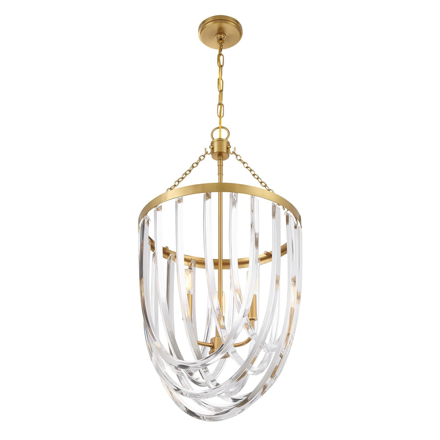 Shown in Warm Brass finish