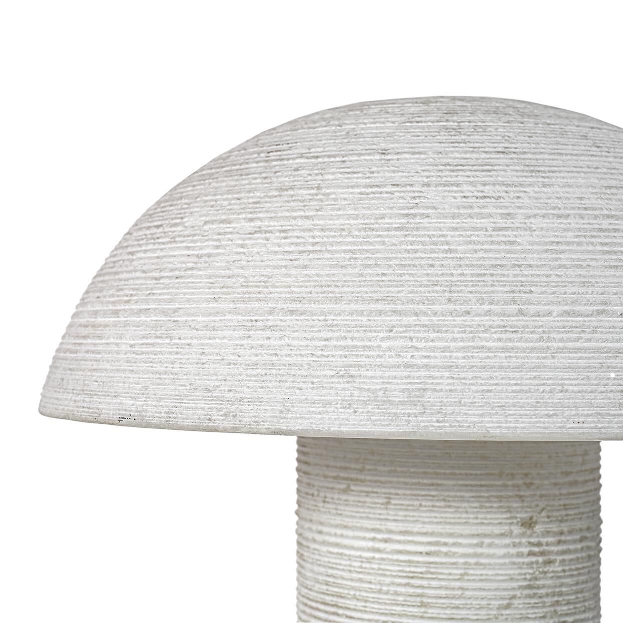 Shown in White finish and Alabaster  shade