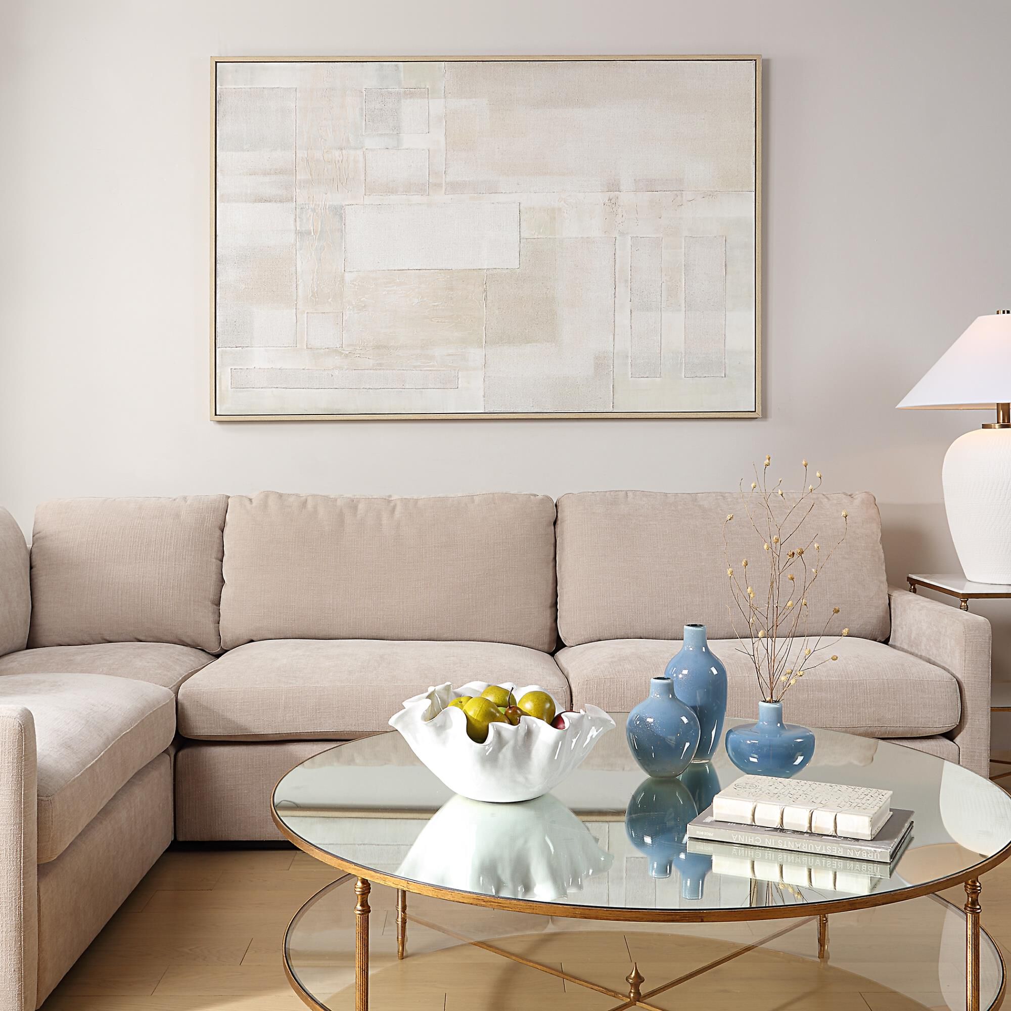 Shown in Brown, Gray and White finish