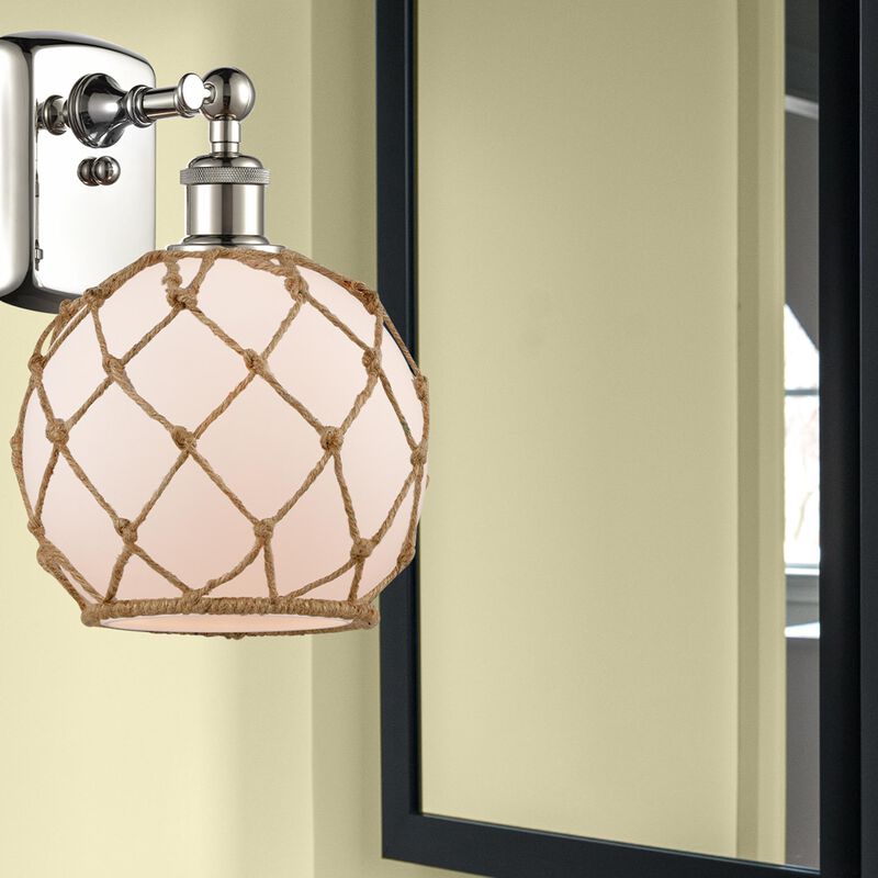 Bruno Marashlian Farmhouse Rope 13 Inch Wall Sconce by Innovations Lighting