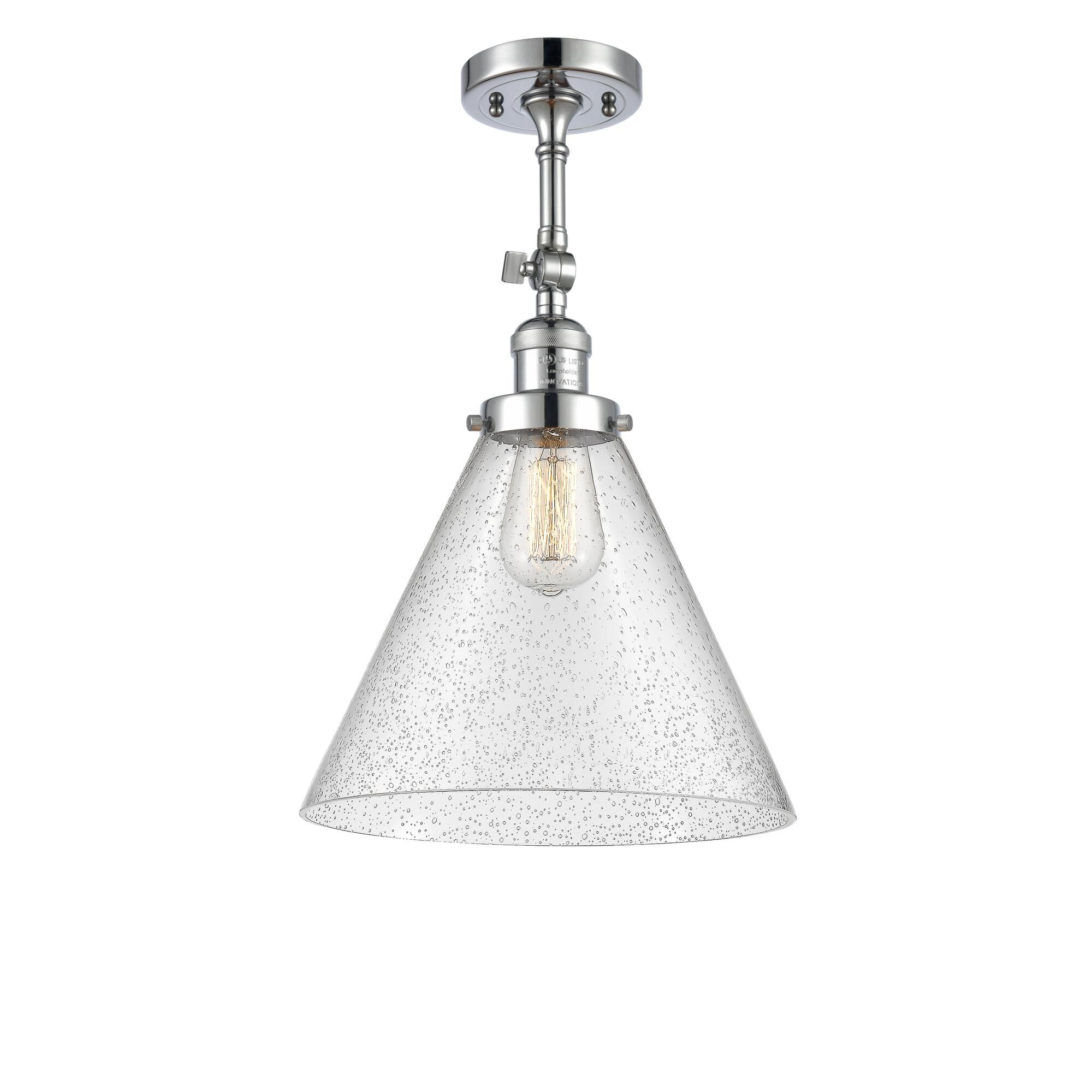 Bruno Marashlian Cone 12 Inch 1 Light Semi Flush Mount by Innovations Lighting