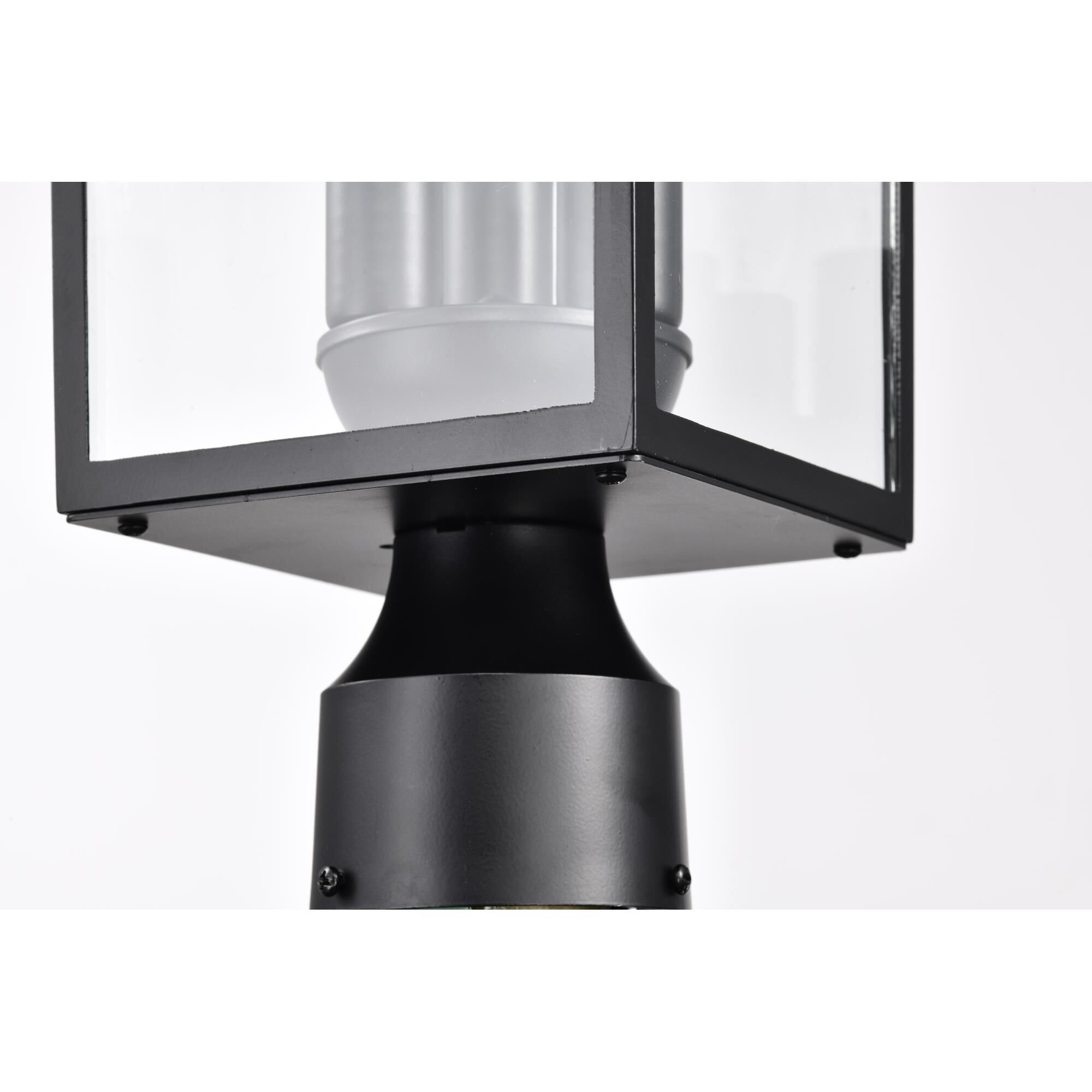 Jamesport 15 Inch Tall 3 Light Outdoor Post Lamp by Nuvo Lighting