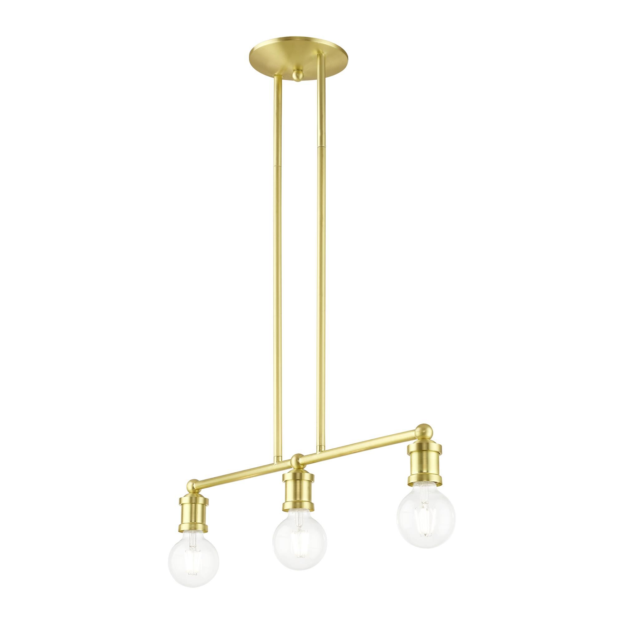 Lansdale 24 Inch 3 Light Linear Suspension Light by Livex Lighting