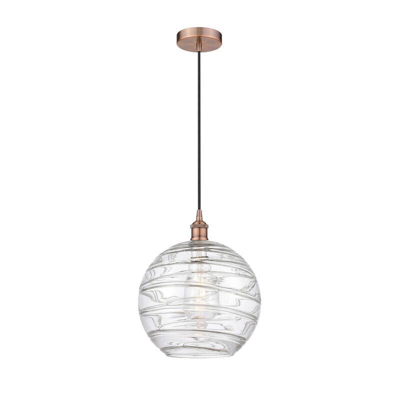 Bruno Marashlian Athens Deco Swirl 12 Inch Mini Pendant by Innovations Lighting