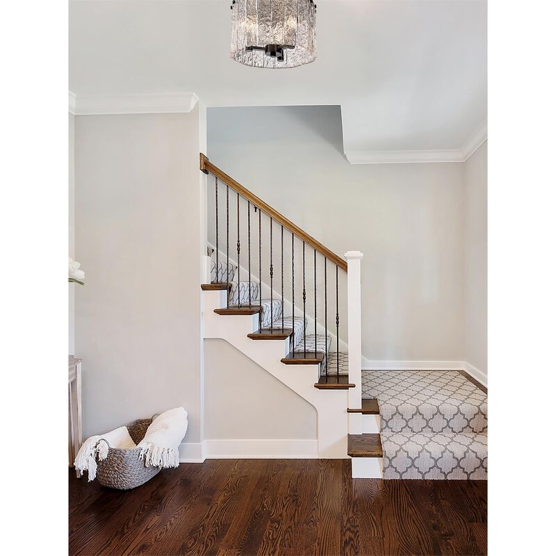 Glacier 12 Inch 3 Light Flush Mount by Z-Lite